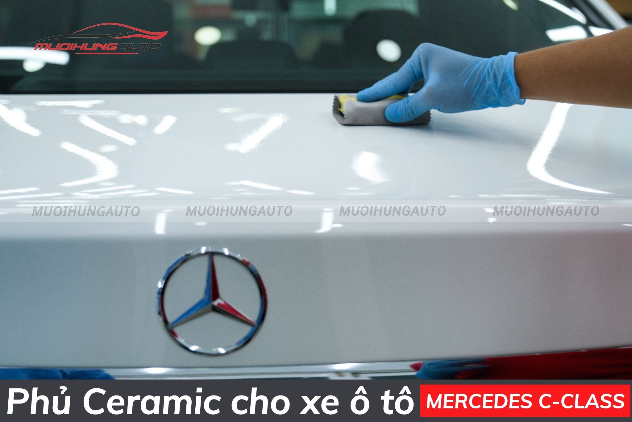 Phủ bóng ô tô Mercedes C-Class