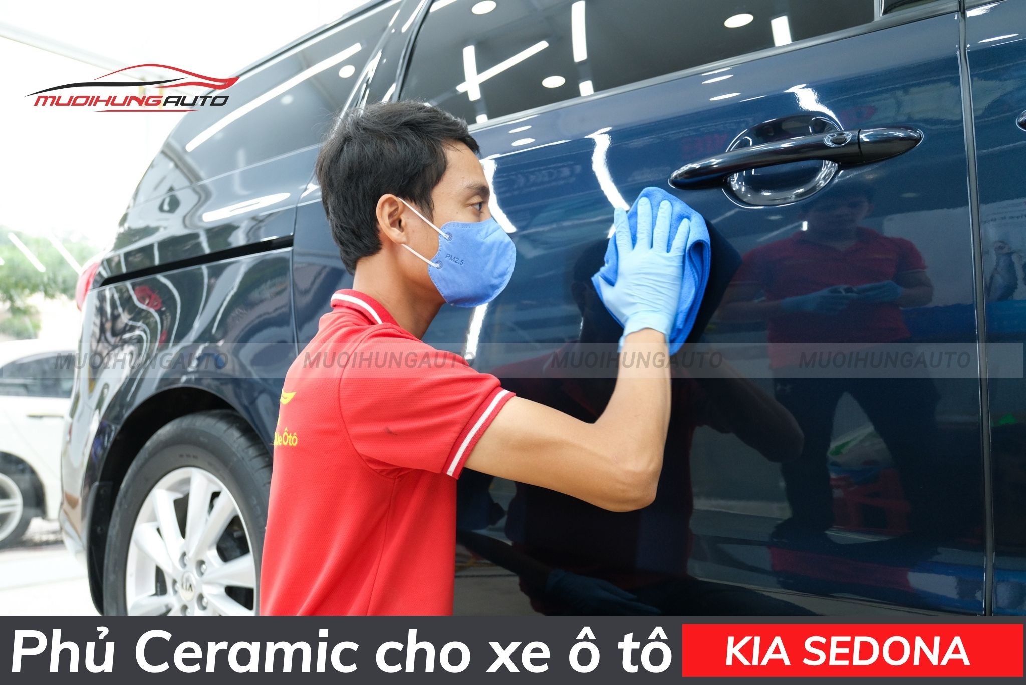 Phủ bóng xe ô tô Kia Sedona
