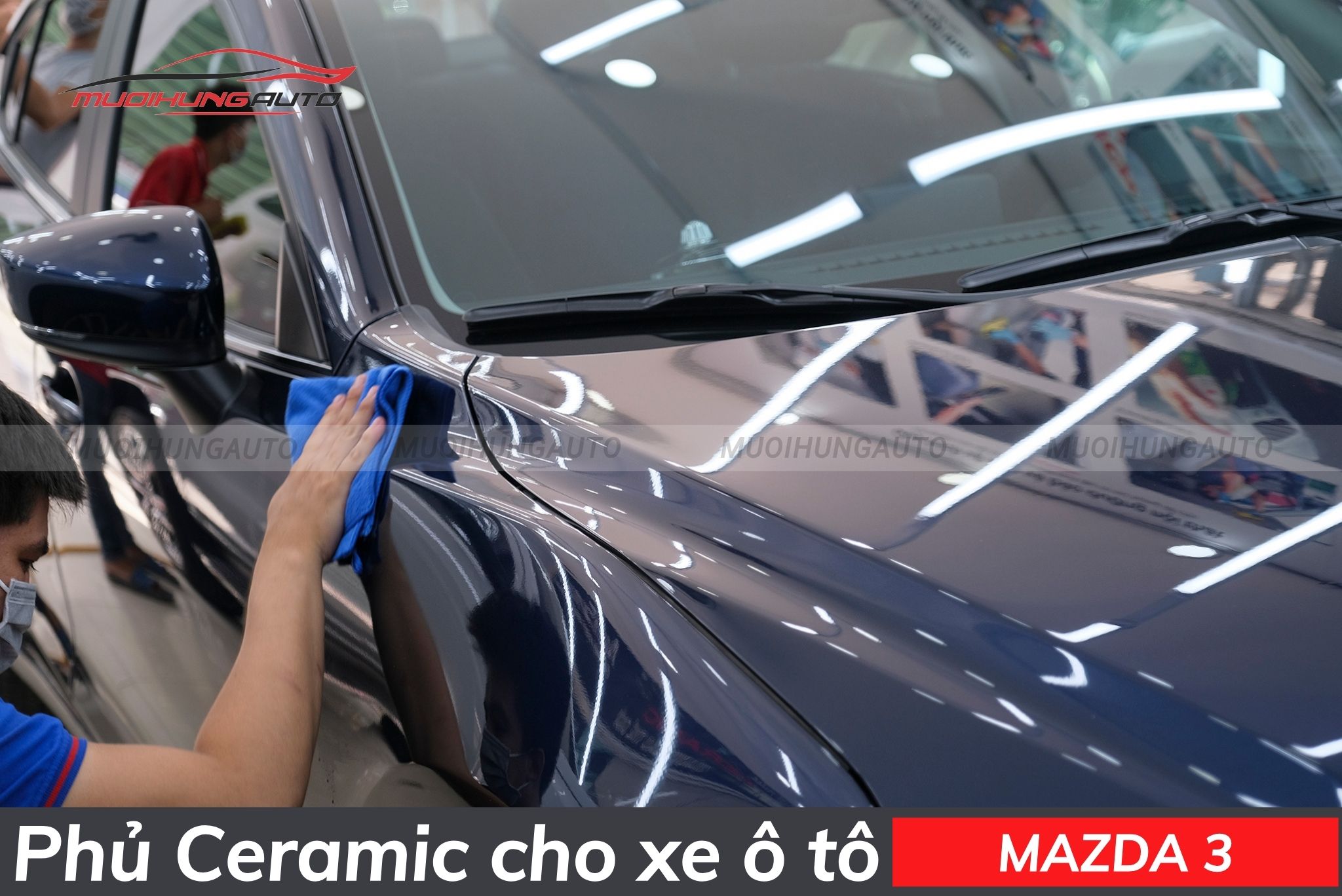 Phủ bóng xe ô tô Mazda 3