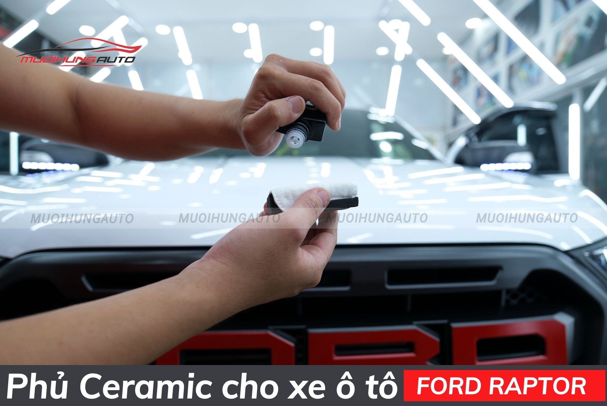 Phủ ceramic cho xe ô tô Ford Raptor