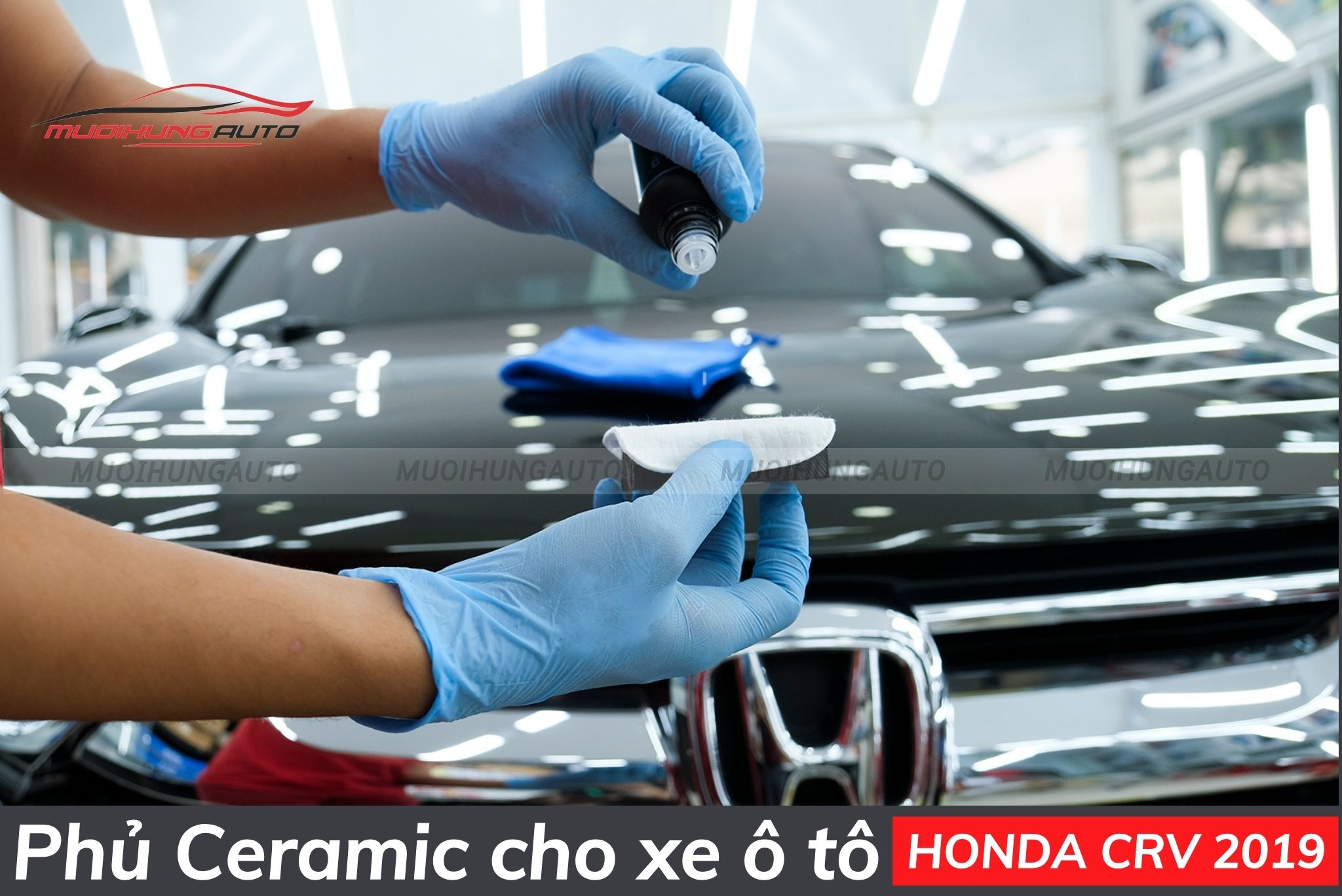 Phủ ceramic cho xe ô tô Honda CRV 2019