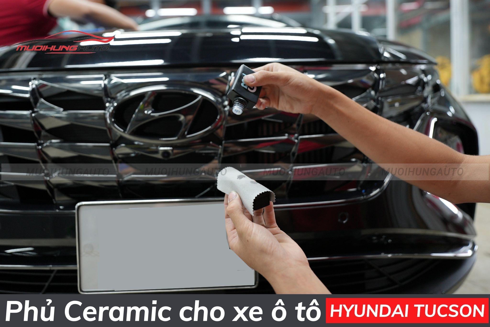 Phủ ceramic cho xe ô tô Hyundai Tucson
