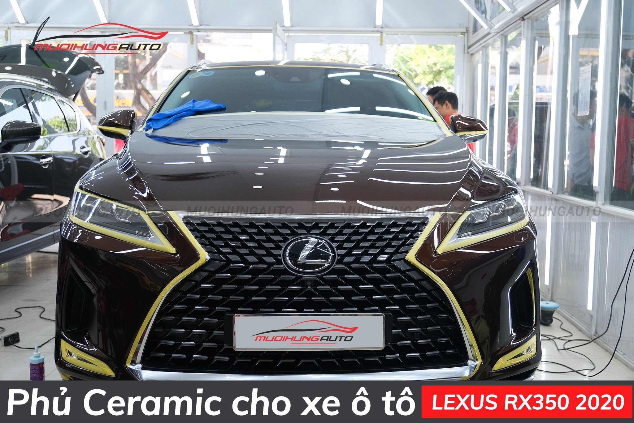 Phủ ceramic cho xe ô tô Lexus RX350 2020