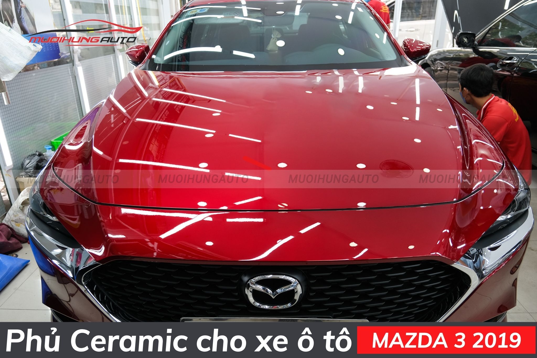 Phủ ceramic cho xe ô tô Mazda 3 2019