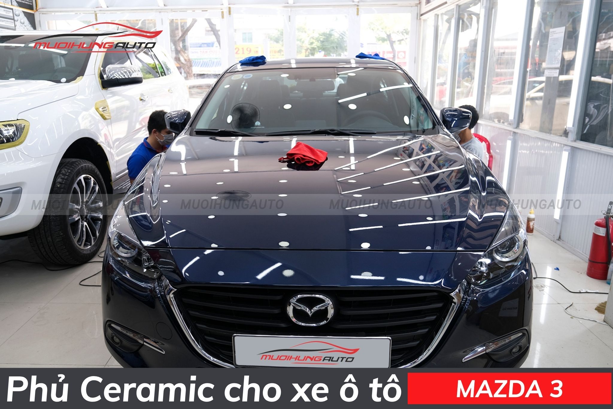 Phủ ceramic cho xe ô tô Mazda 3