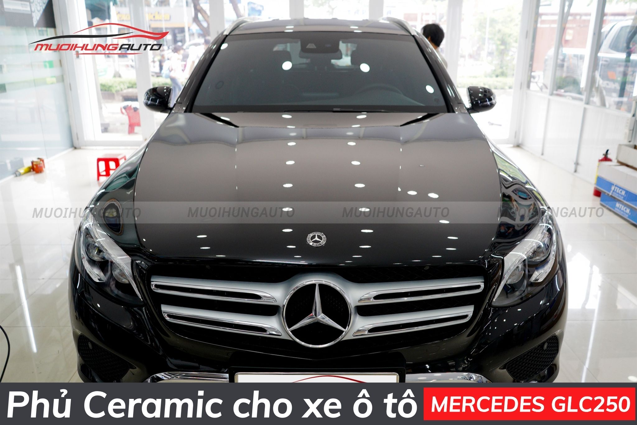 Phủ ceramic cho xe ô tô Mercedes GLC250