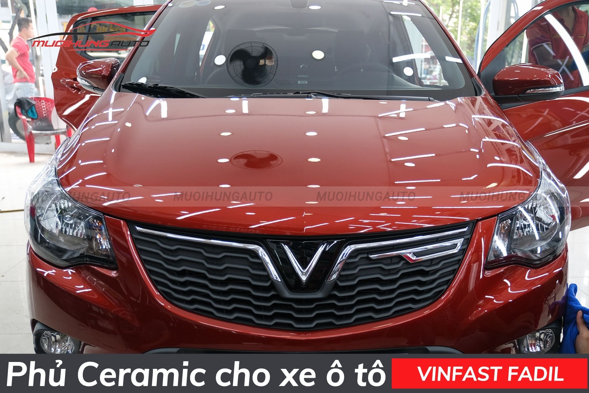 Phủ ceramic cho xe ô tô Vinfast Fadil