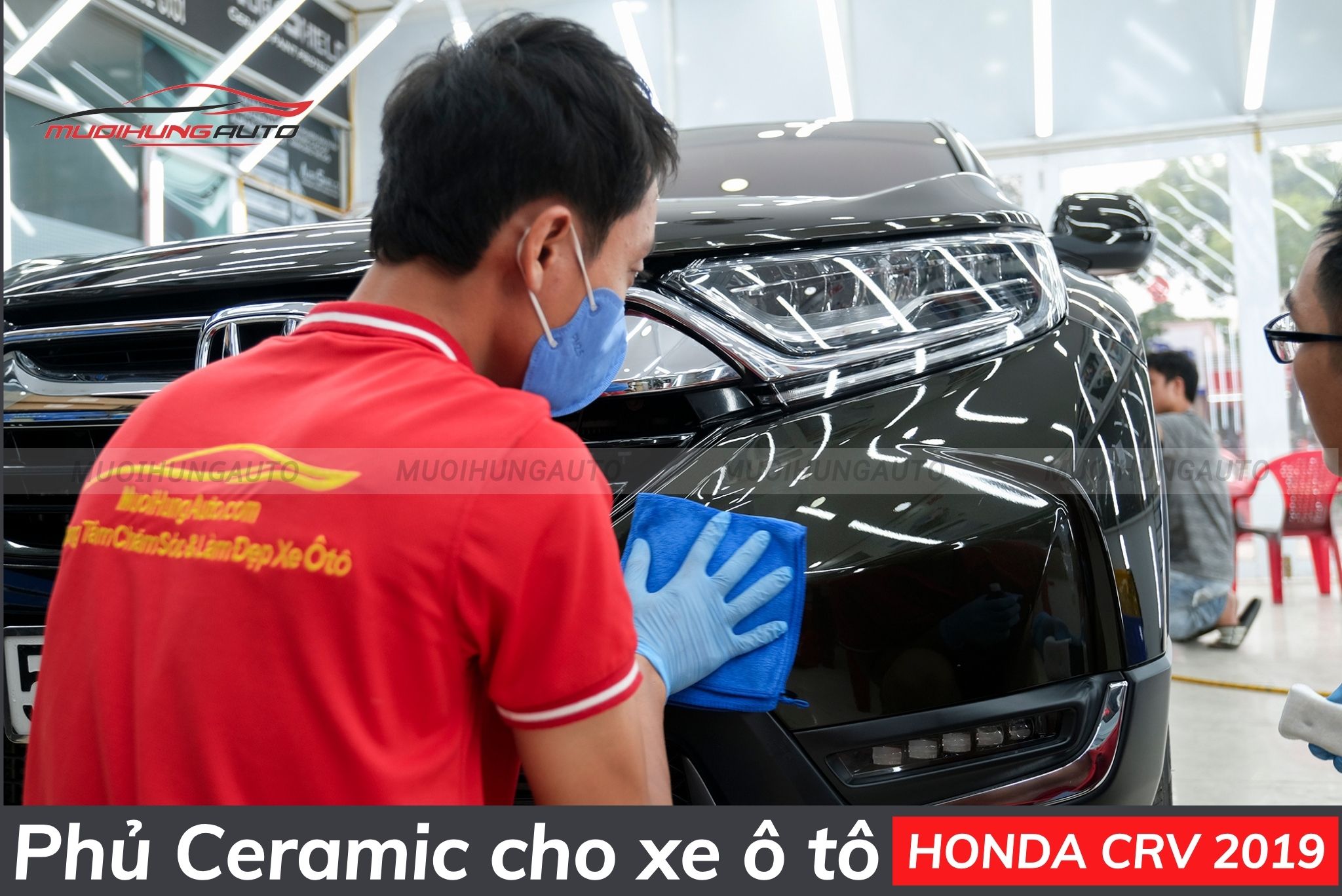 Phủ ceramic Honda CRV 2019