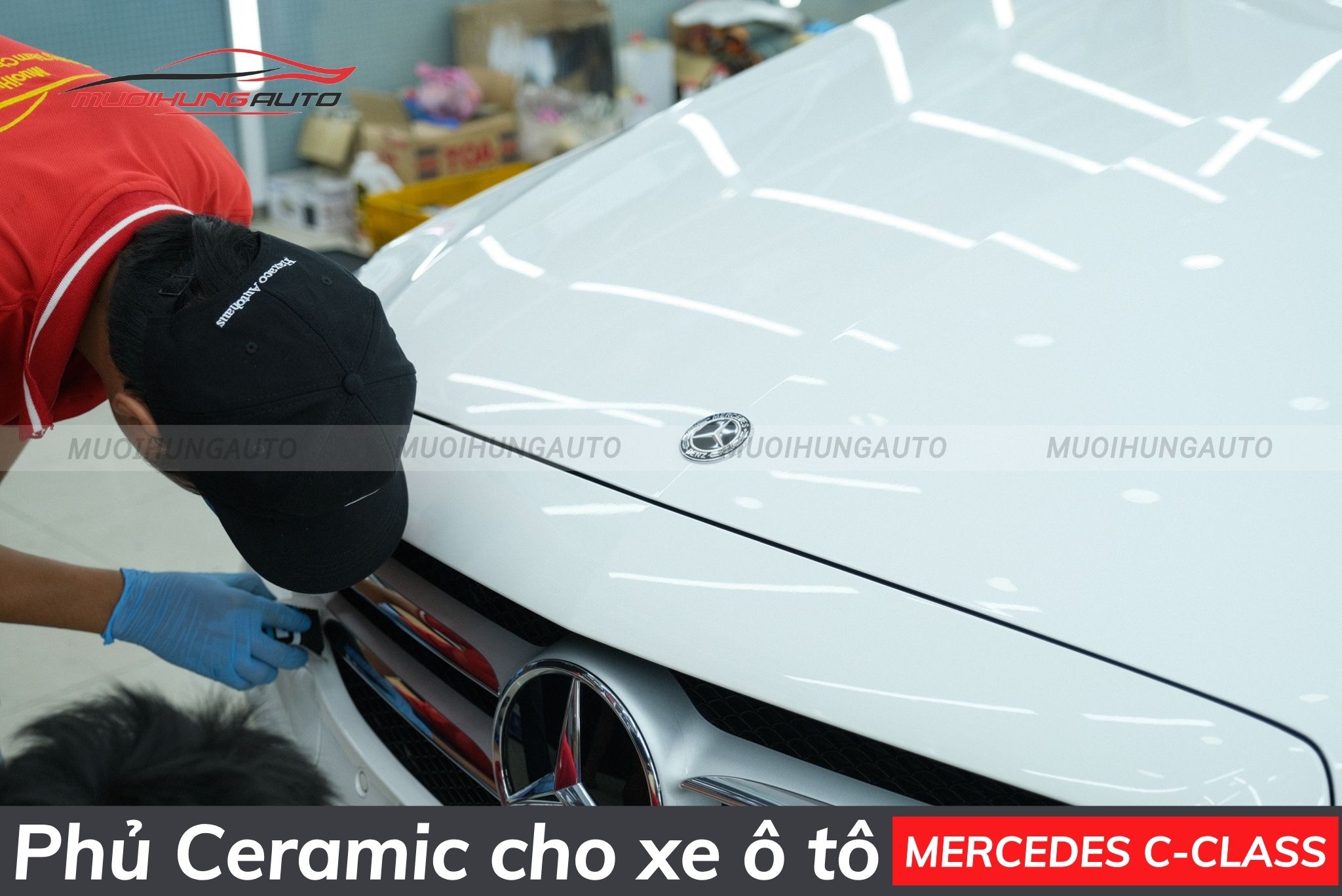 Phủ ceramic Mercedes C-Class