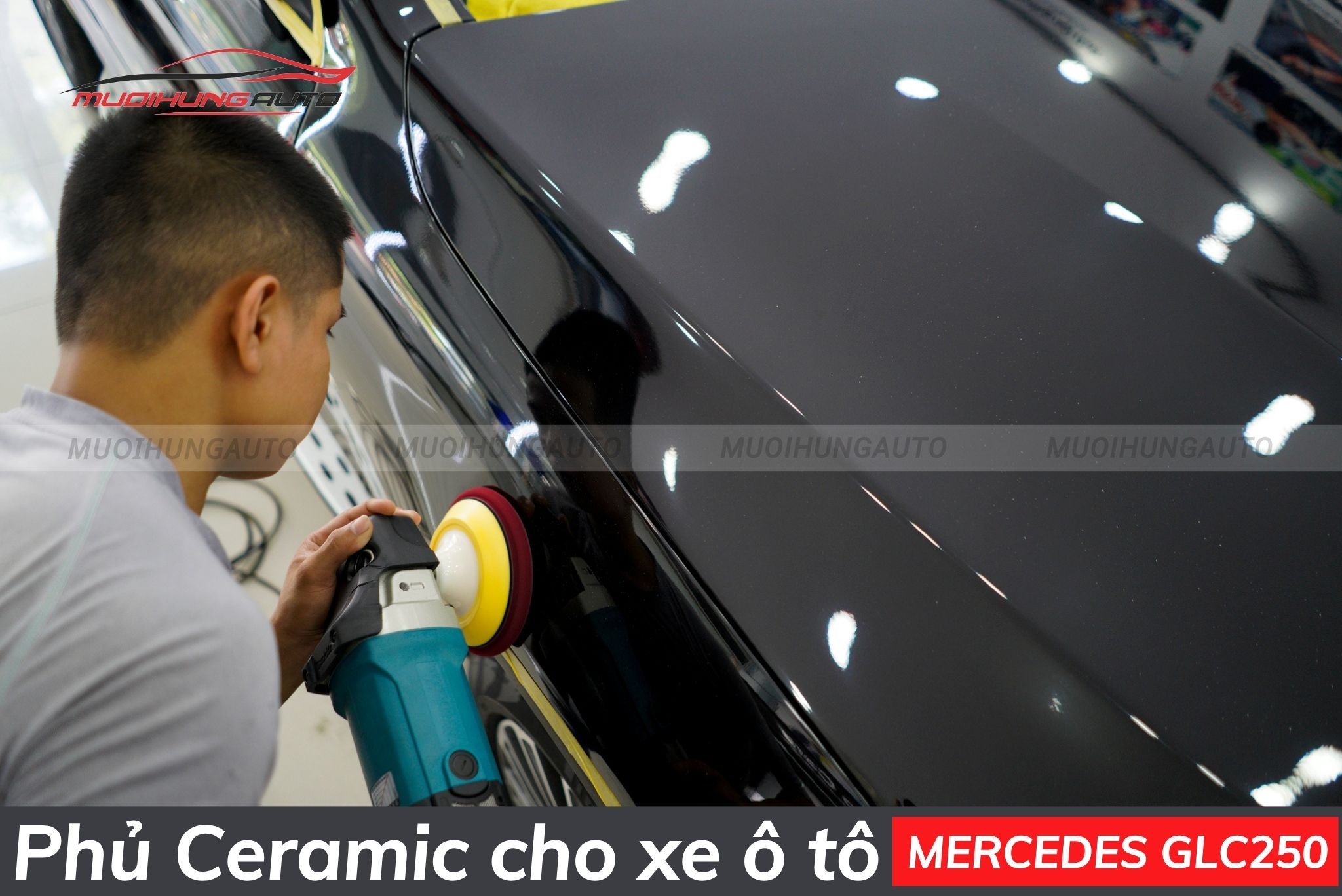 Phủ ceramic Mercedes GLC250