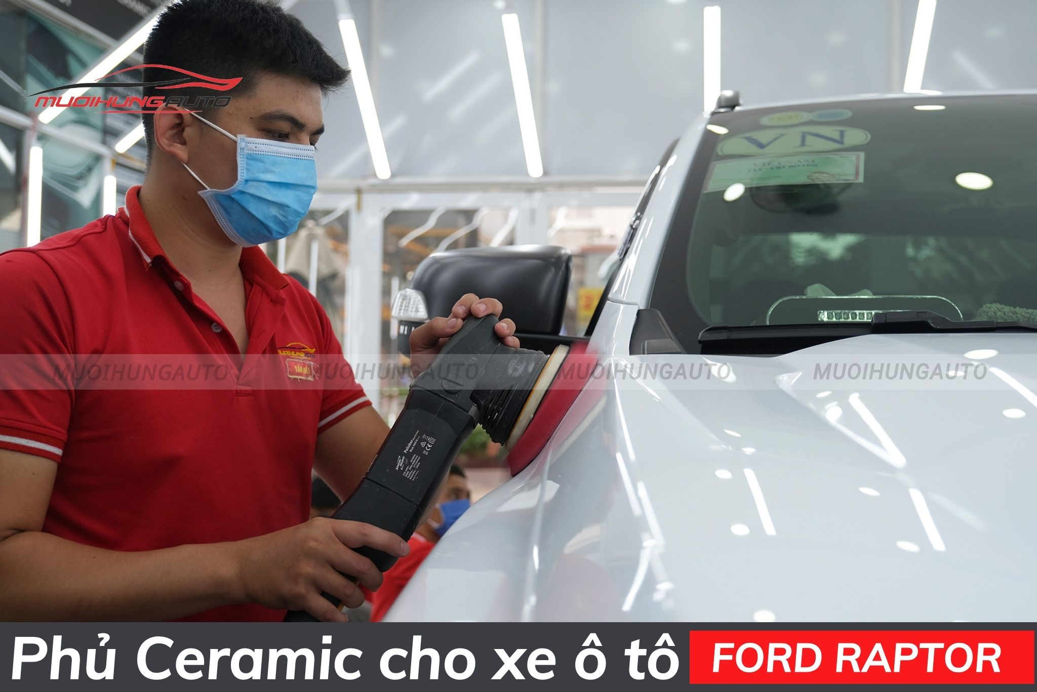 Phủ ceramic ô tô Ford Raptor