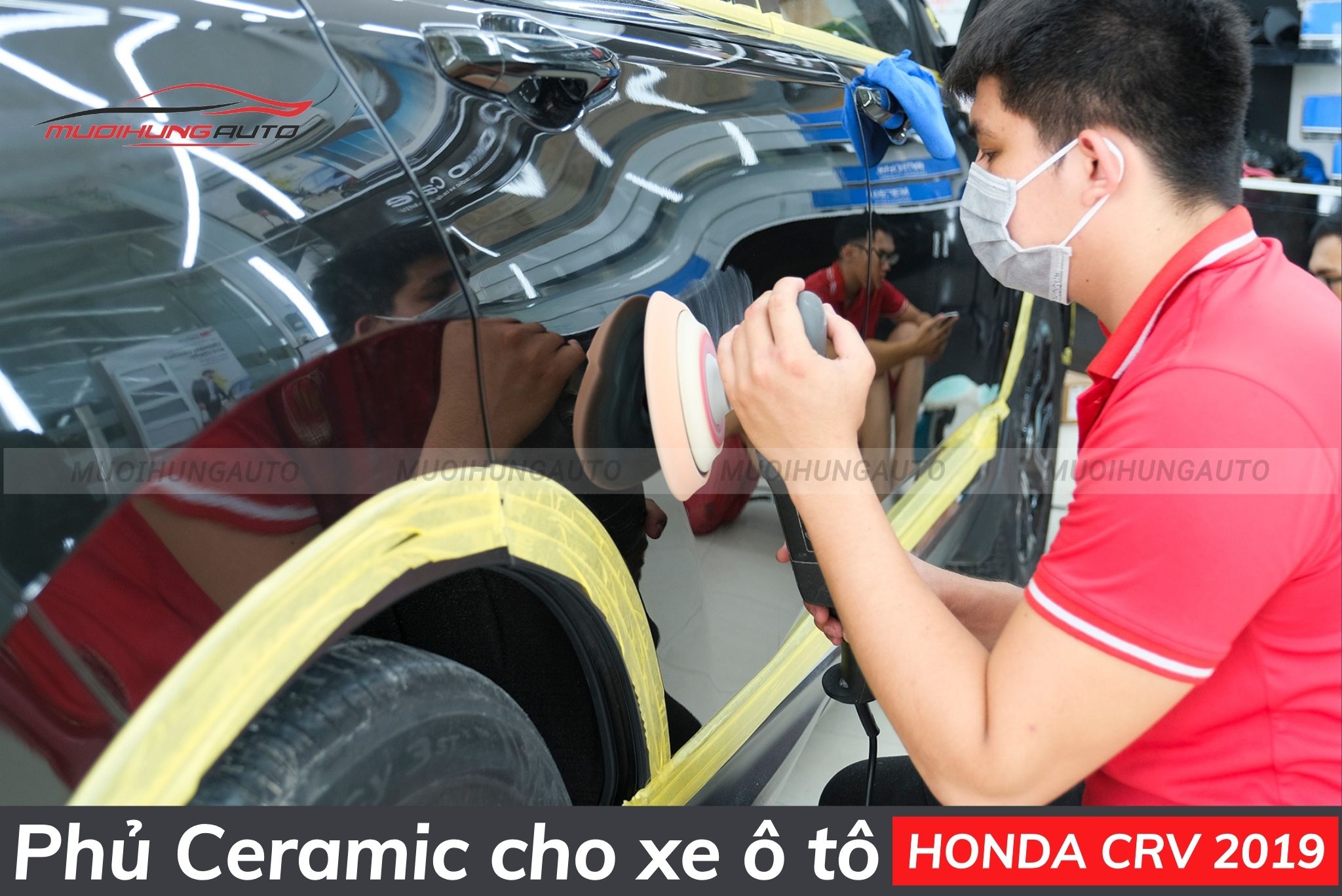 Phủ ceramic ô tô Honda CRV 2019