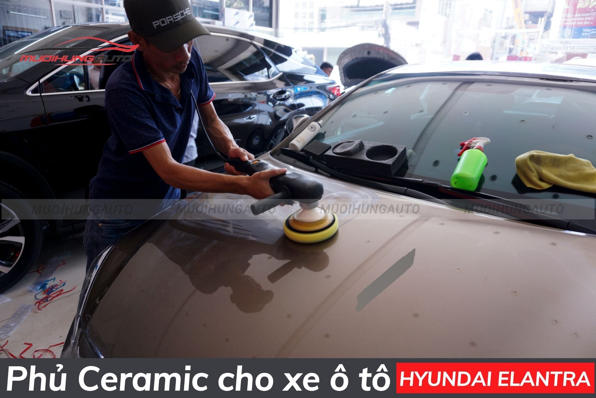 Phủ ceramic ô tô Hyundai Elantra
