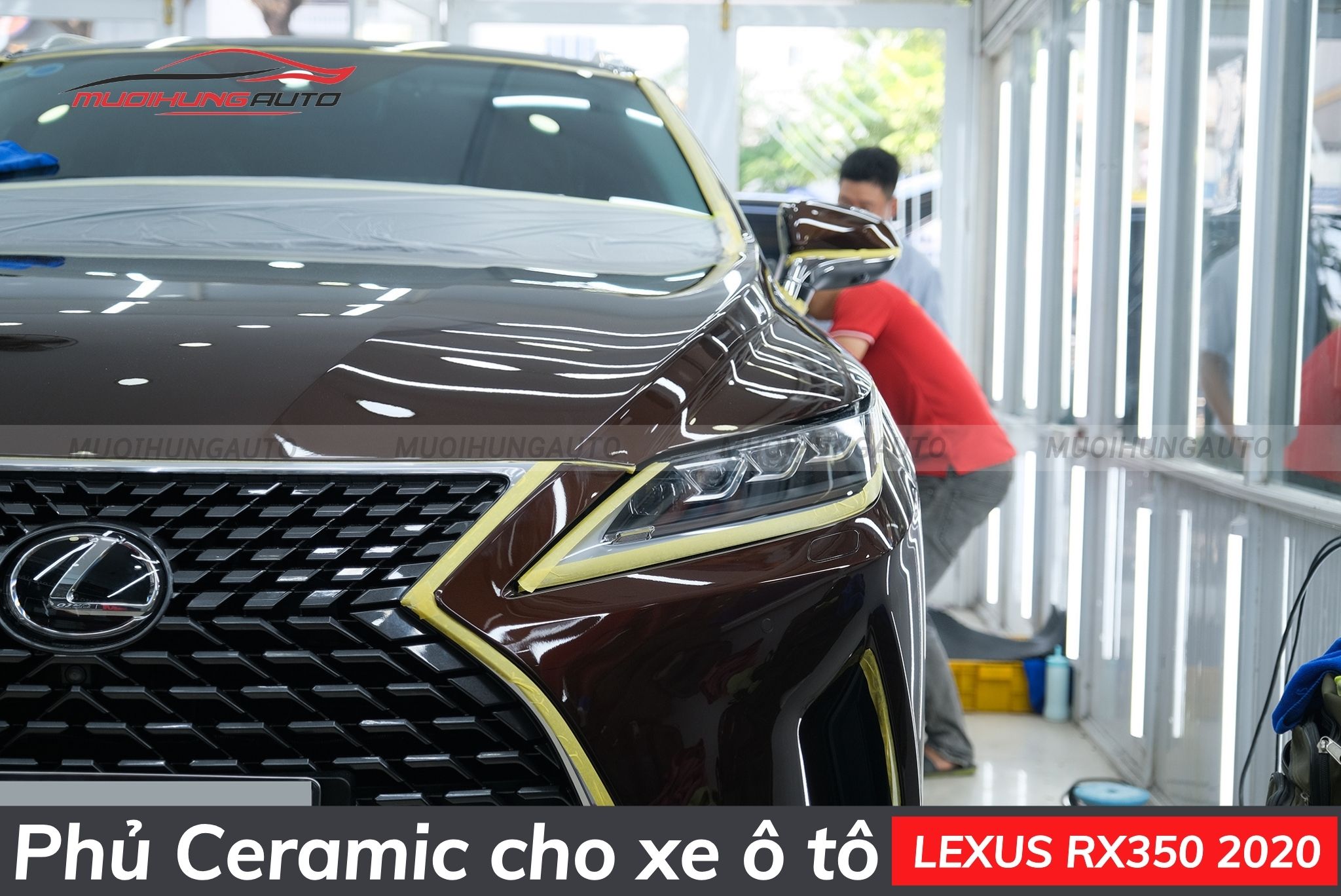Phủ ceramic ô tô Lexus RX350 2020