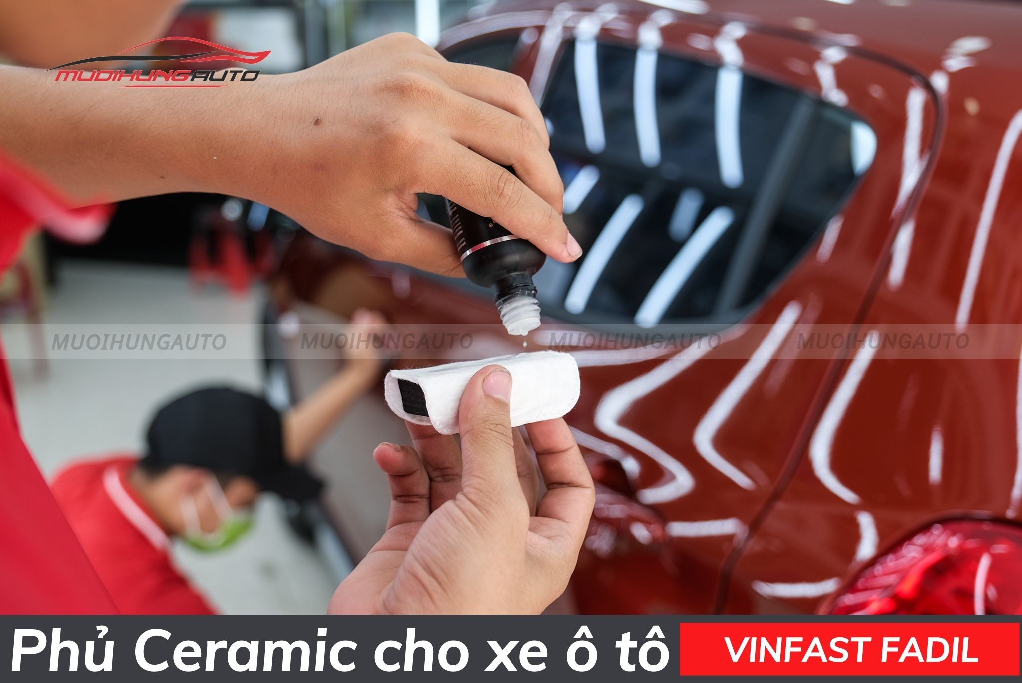 Phủ ceramic ô tô Vinfast Fadil