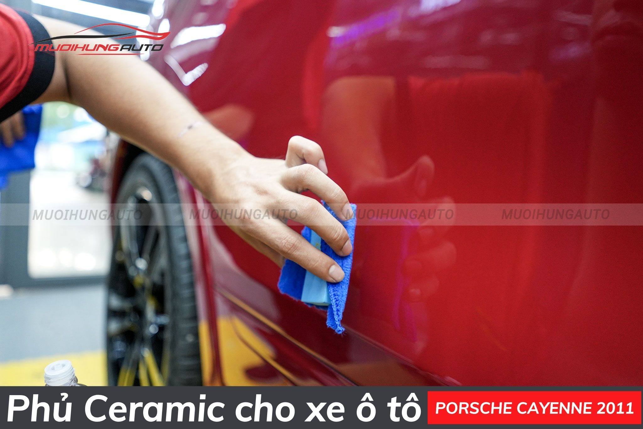 Phủ ceramic Porsche Cayenne 2011