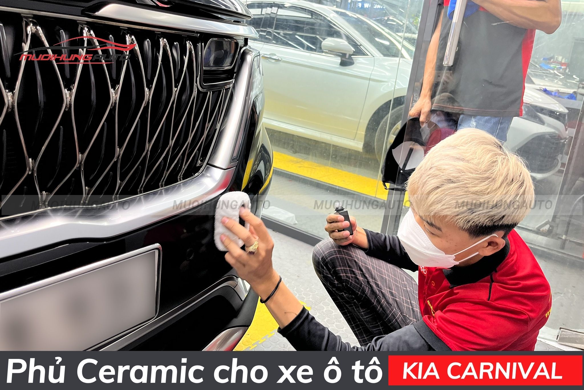 Phủ ceramic xe hơi Kia Carnival