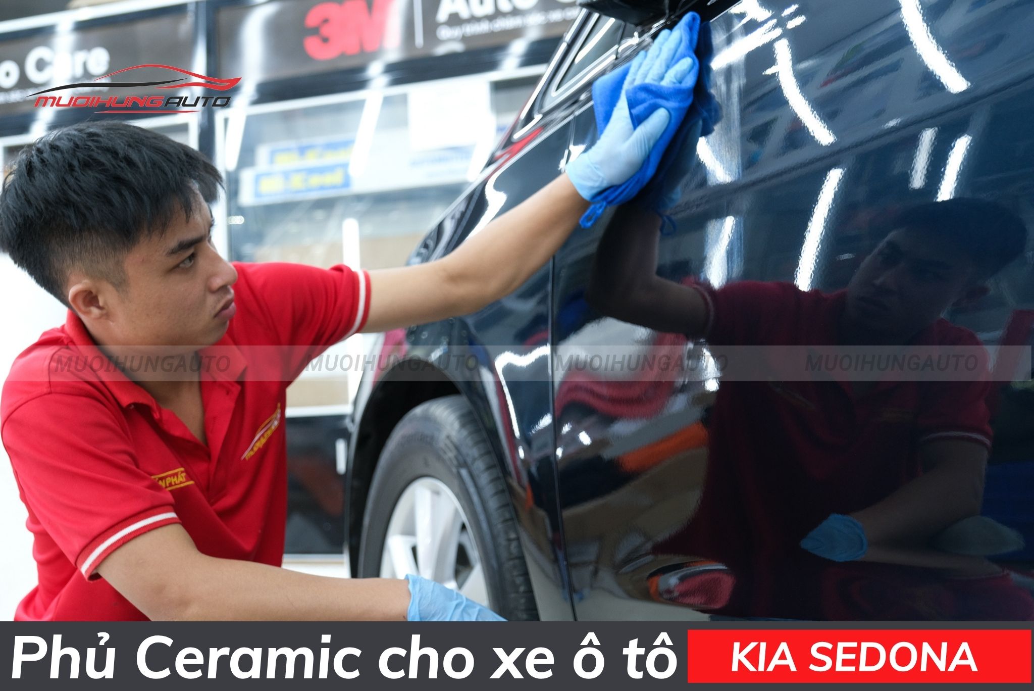 Phủ ceramic xe hơi Kia Sedona