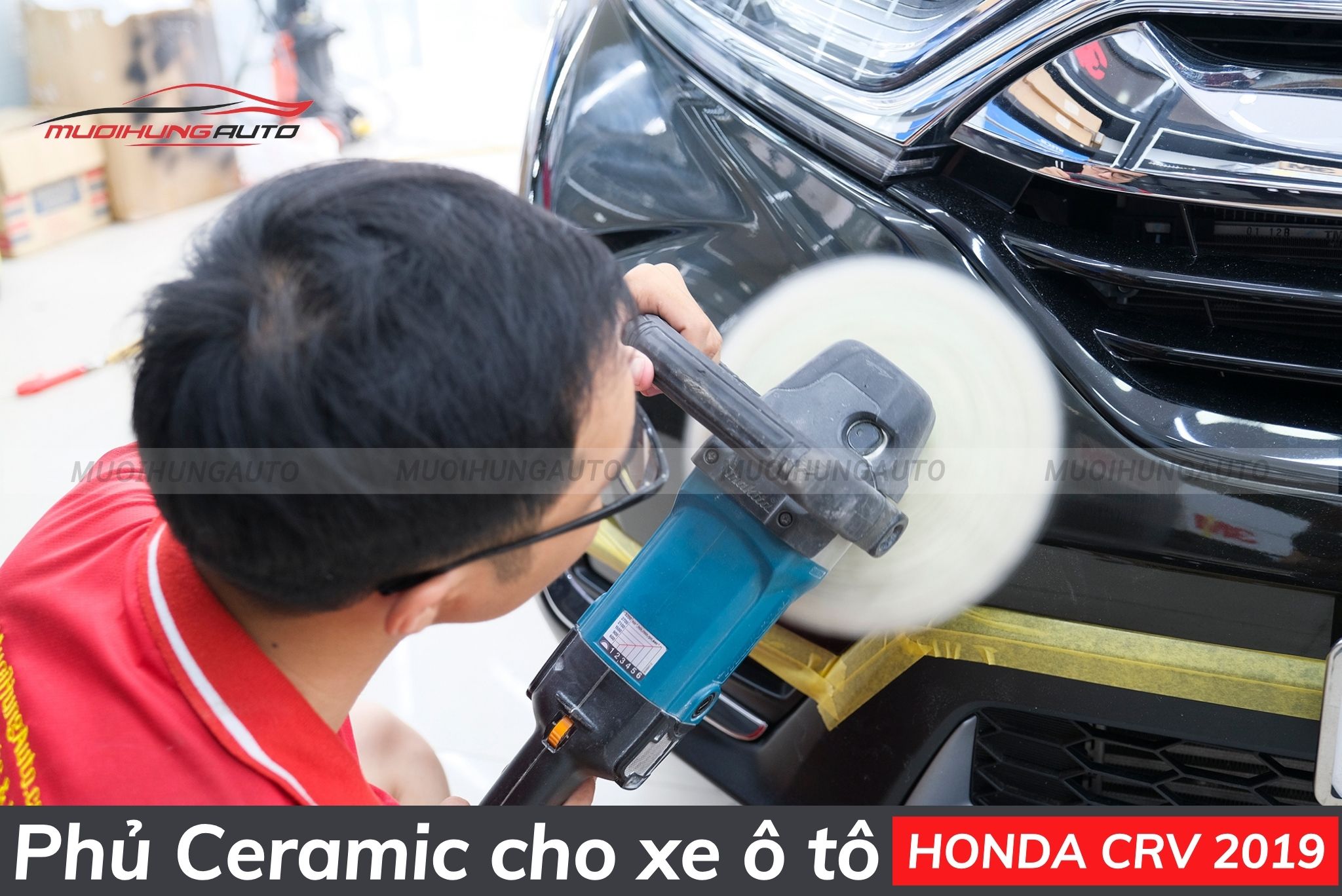 Phủ ceramic xe ô tô Honda CRV 2019