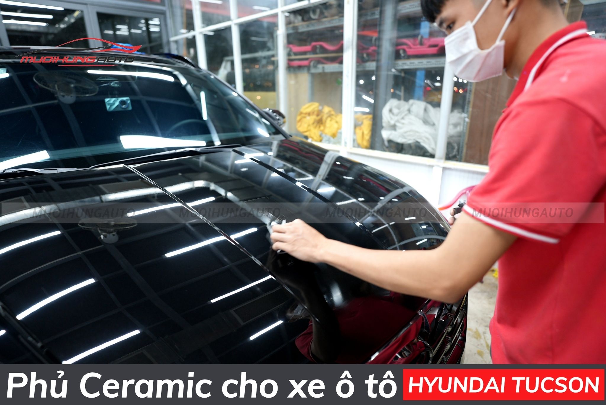 Phủ ceramic xe ô tô Hyundai Tucson