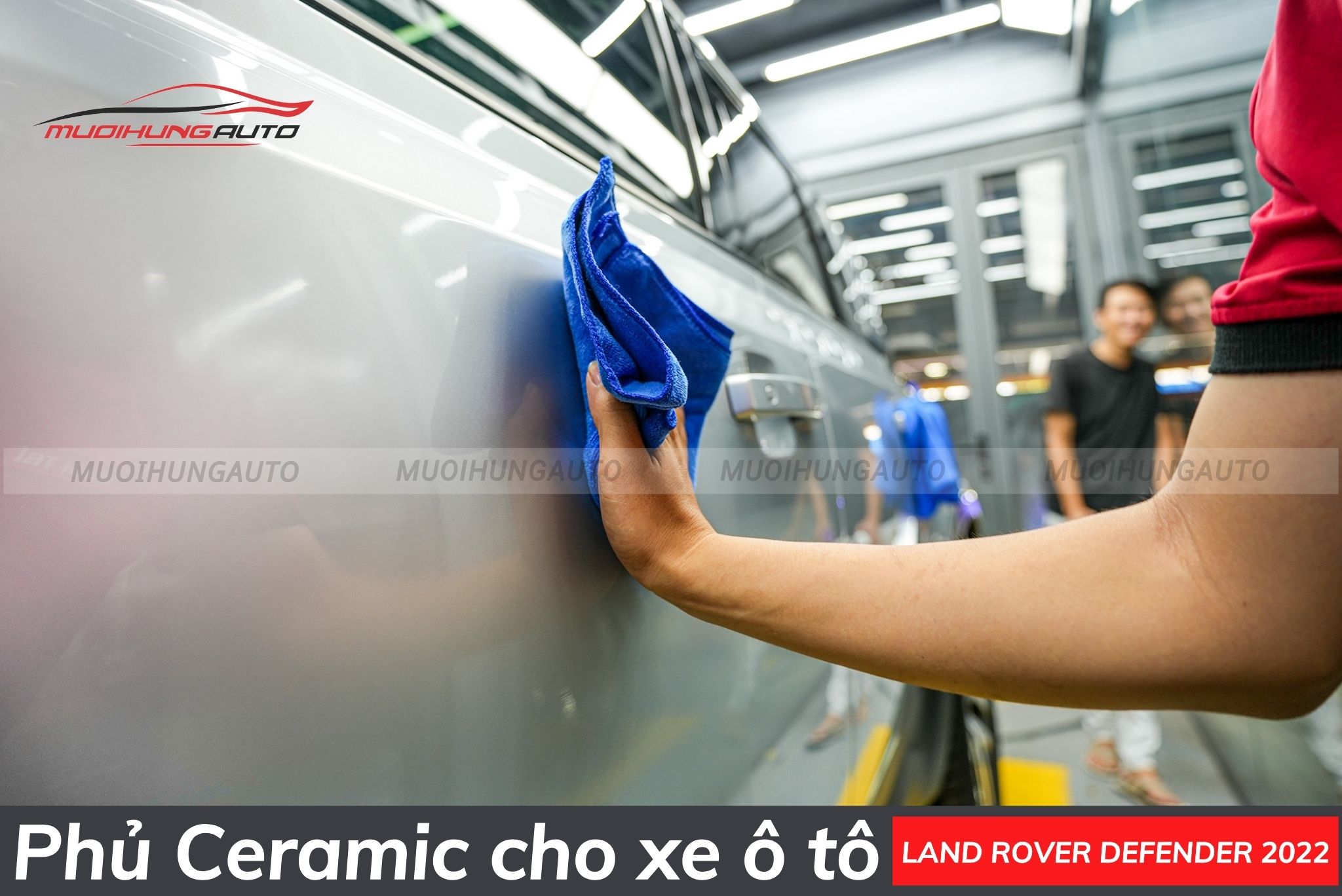 Phủ ceramic xe ô tô Land Rover Defender 2022