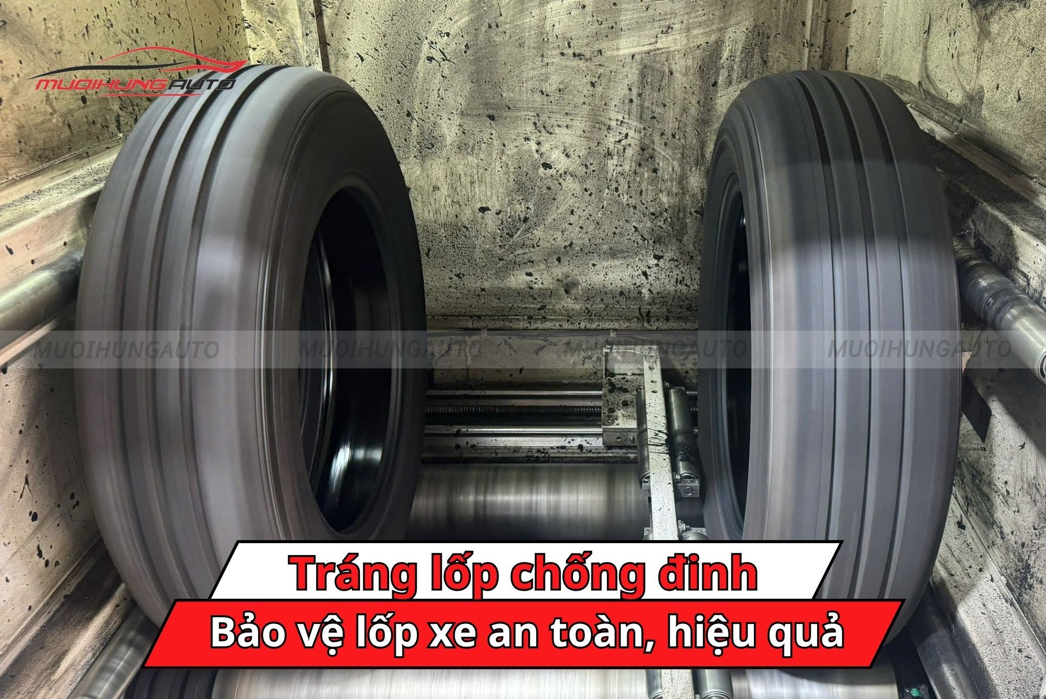Tráng lốp chống đinh ô tô điện Vinfast