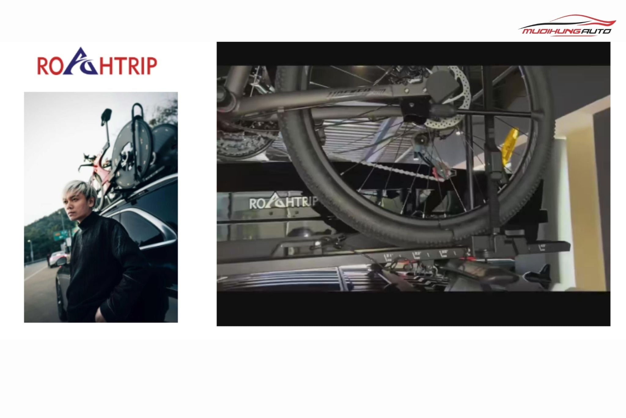 ROAHTRIP hỗ trợ lắp thêm giá đỡ xe đạp
