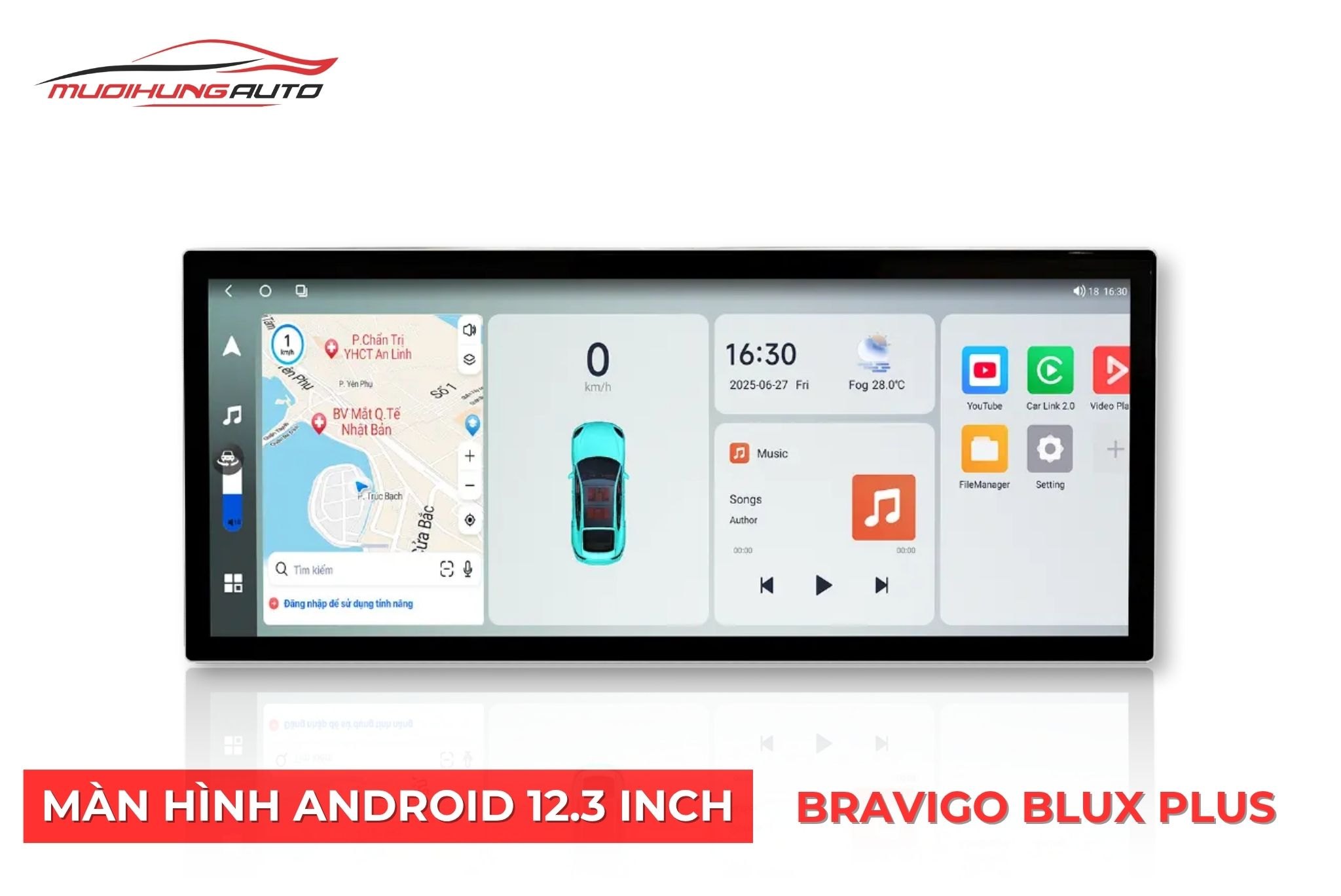 Top 7 Màn Hình Android Ô Tô 12.3 Inch Chất Lượng
