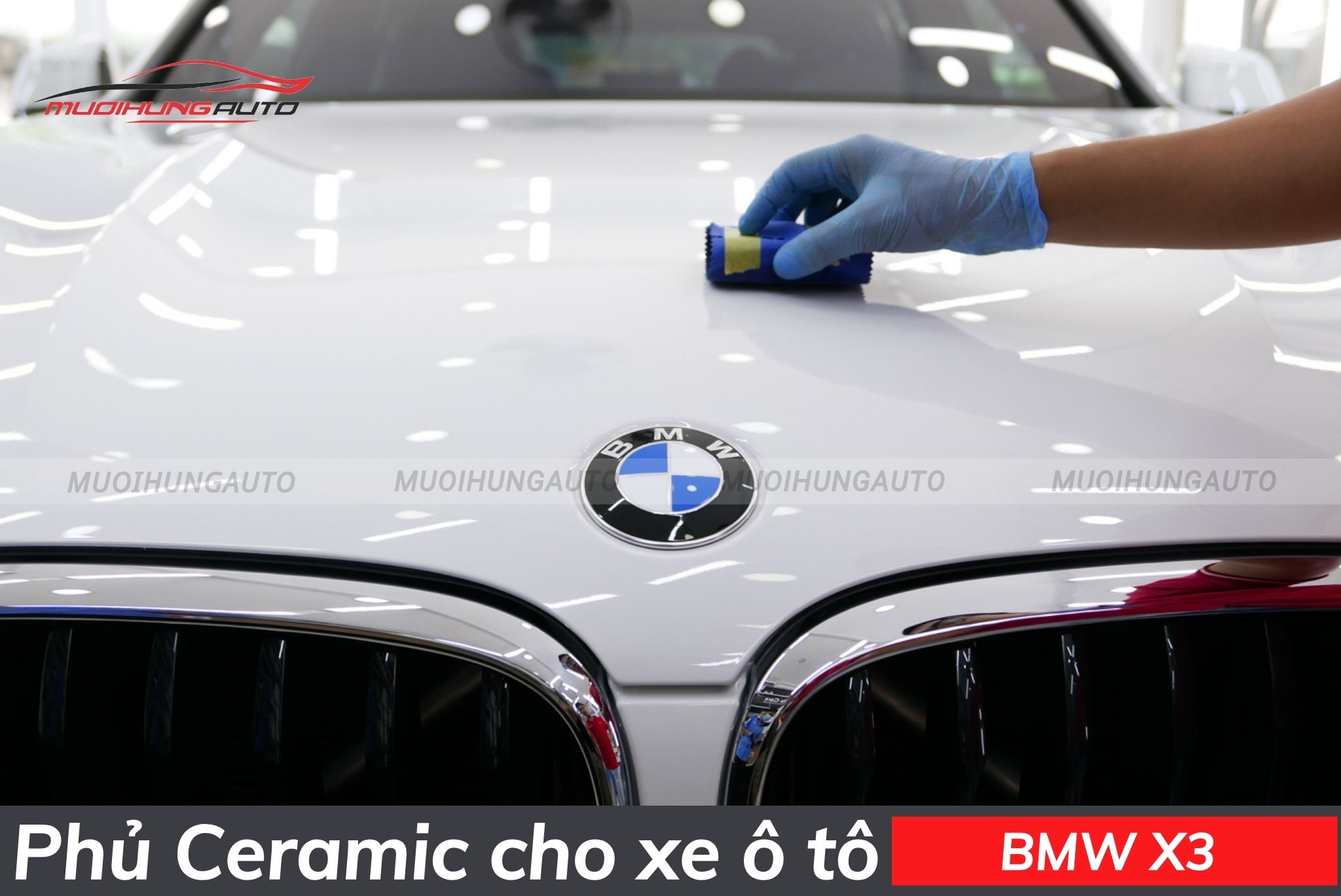 Sơn phủ bóng ô tô BMW X3
