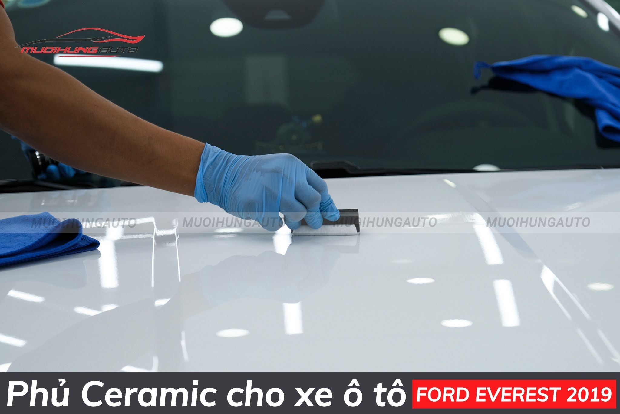Sơn phủ bóng ô tô Ford Everest 2019