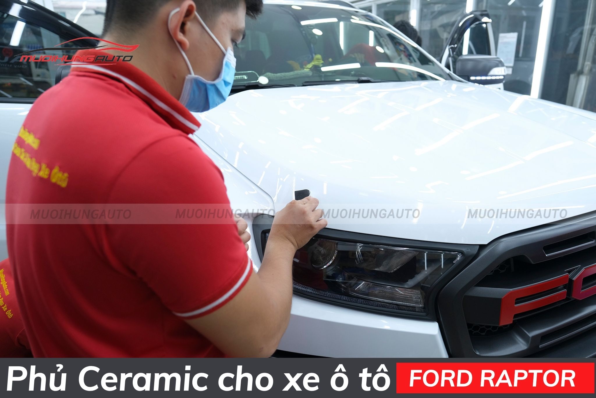 Sơn phủ bóng ô tô Ford Raptor