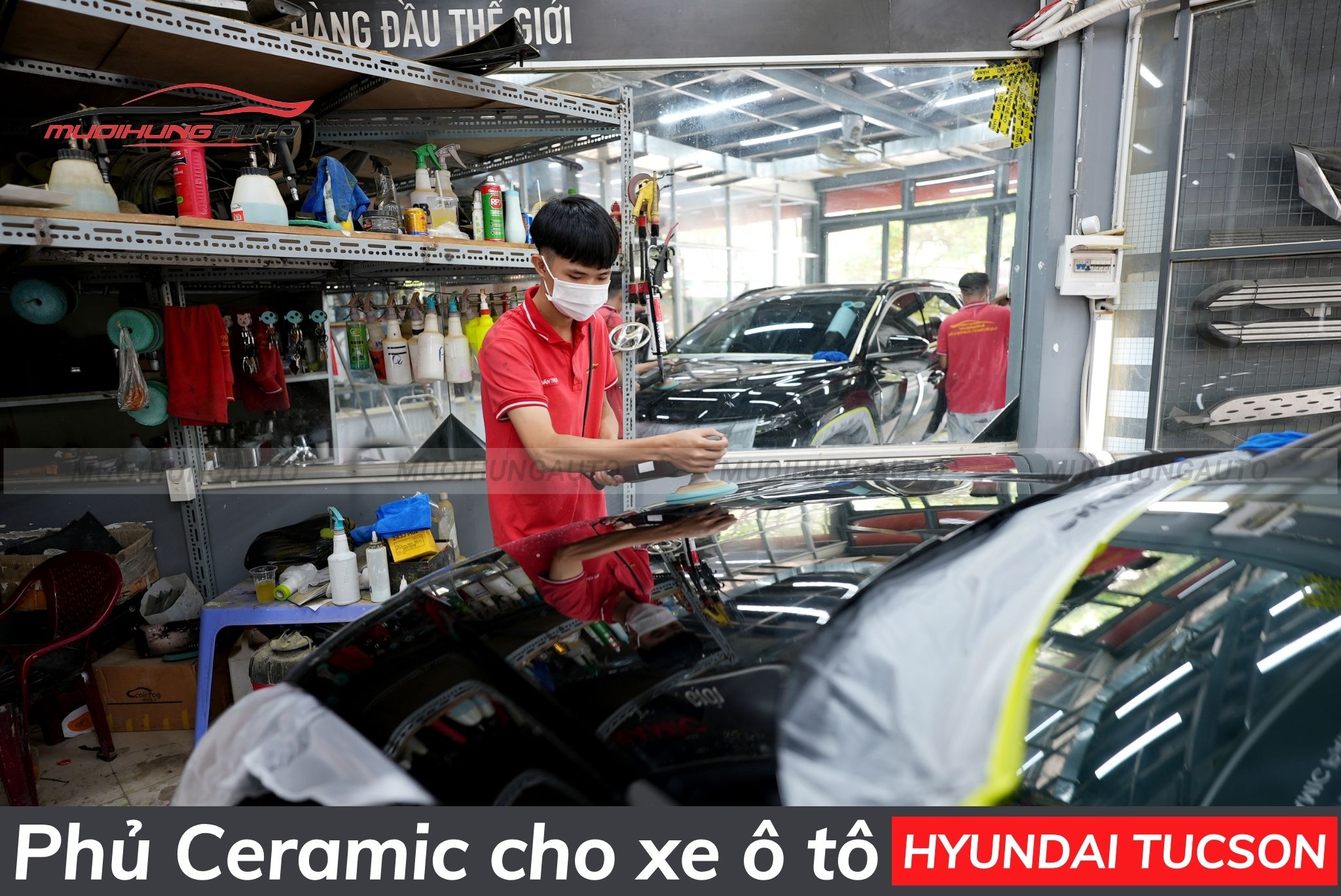 Sơn phủ bóng ô tô Hyundai Tucson