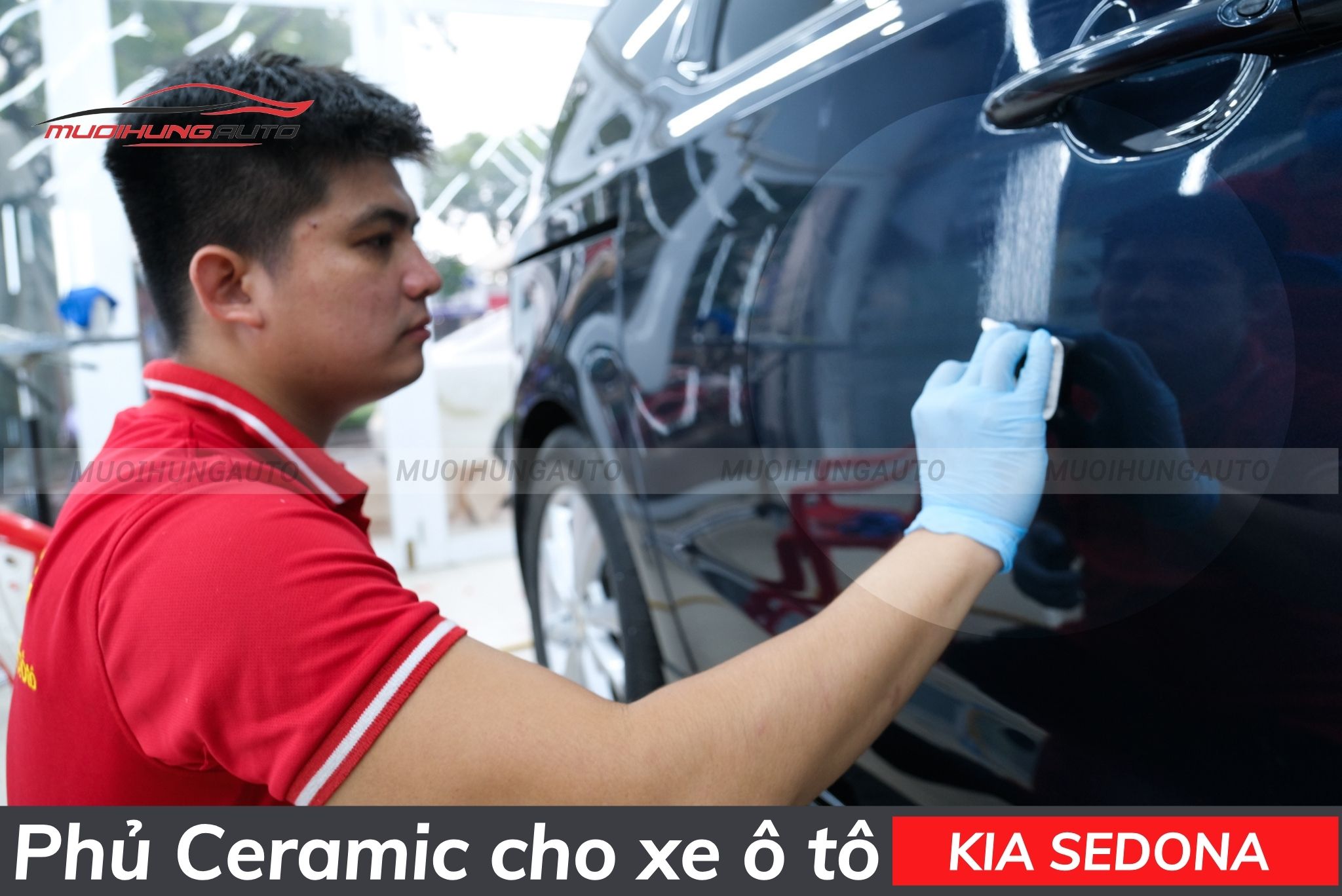 Sơn phủ bóng ô tô Kia Sedona