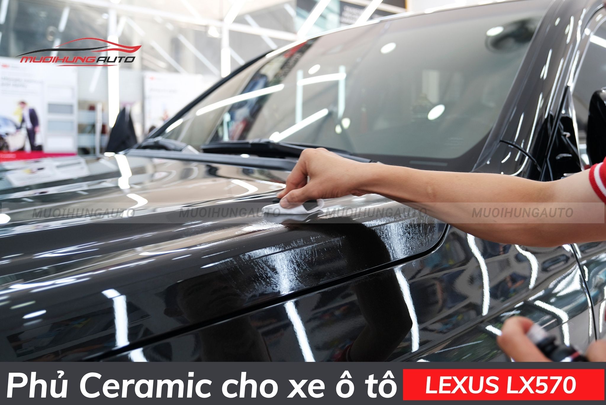 Sơn phủ bóng ô tô Lexus LX570