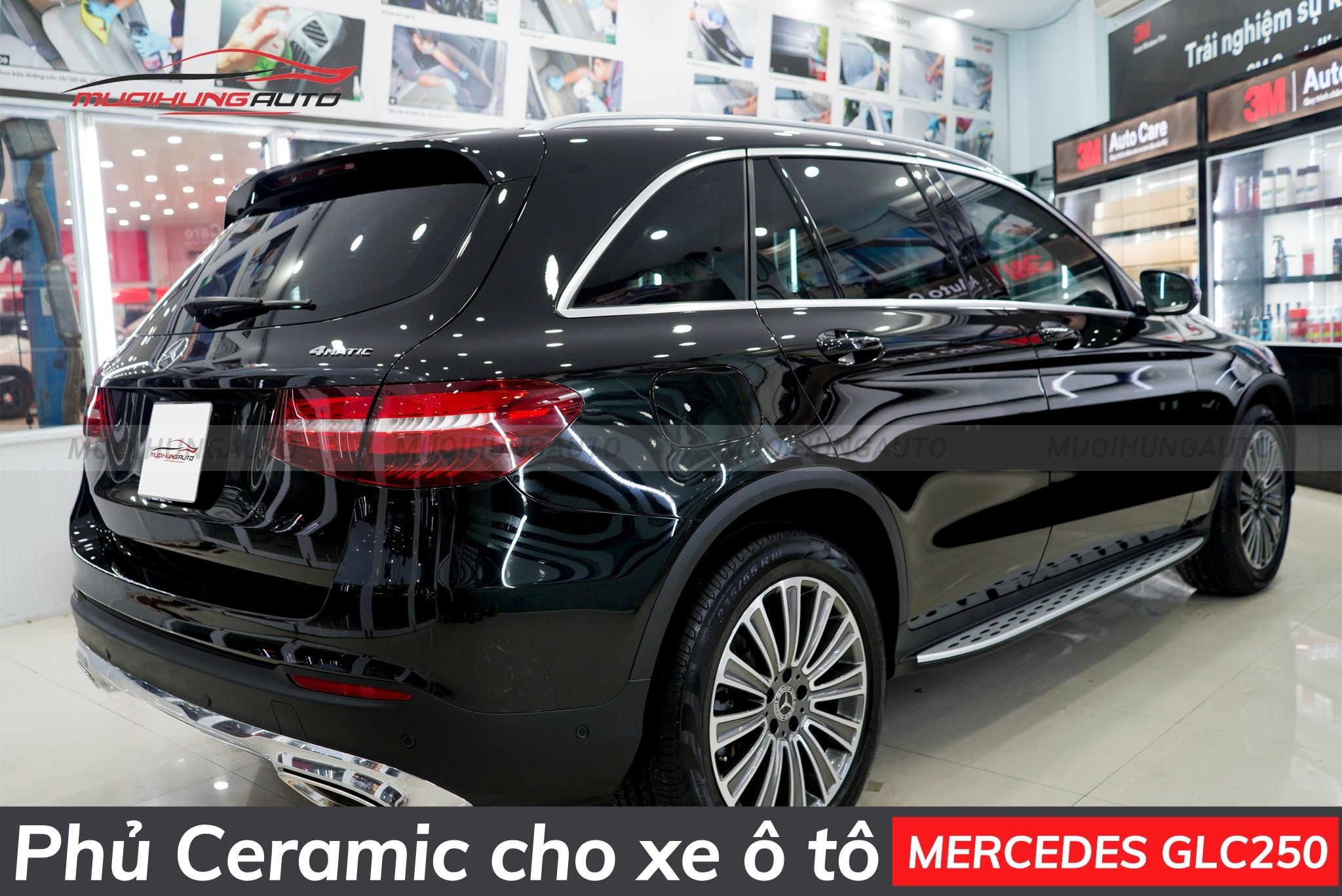 Sơn phủ ceramic Mercedes GLC250