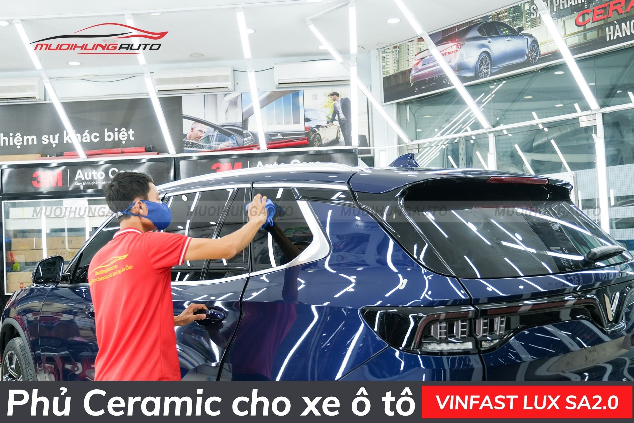 Sơn phủ ceramic Vinfast Lux SA2.0