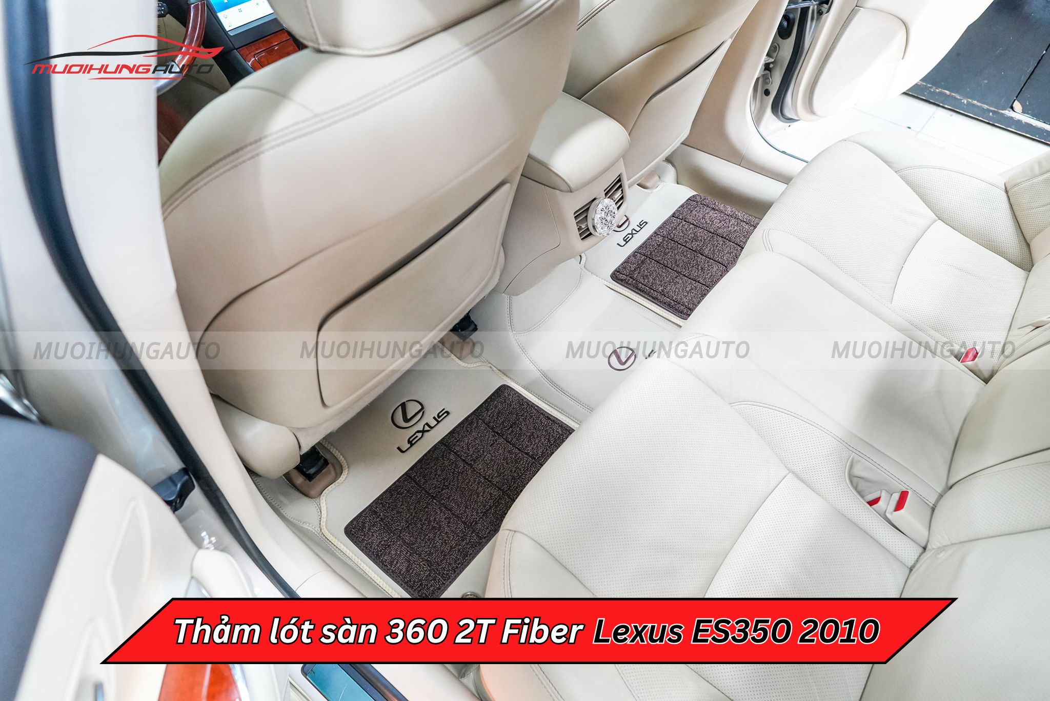 Thảm lót chân ô tô 360 2T Fiber Lexus ES350 2010