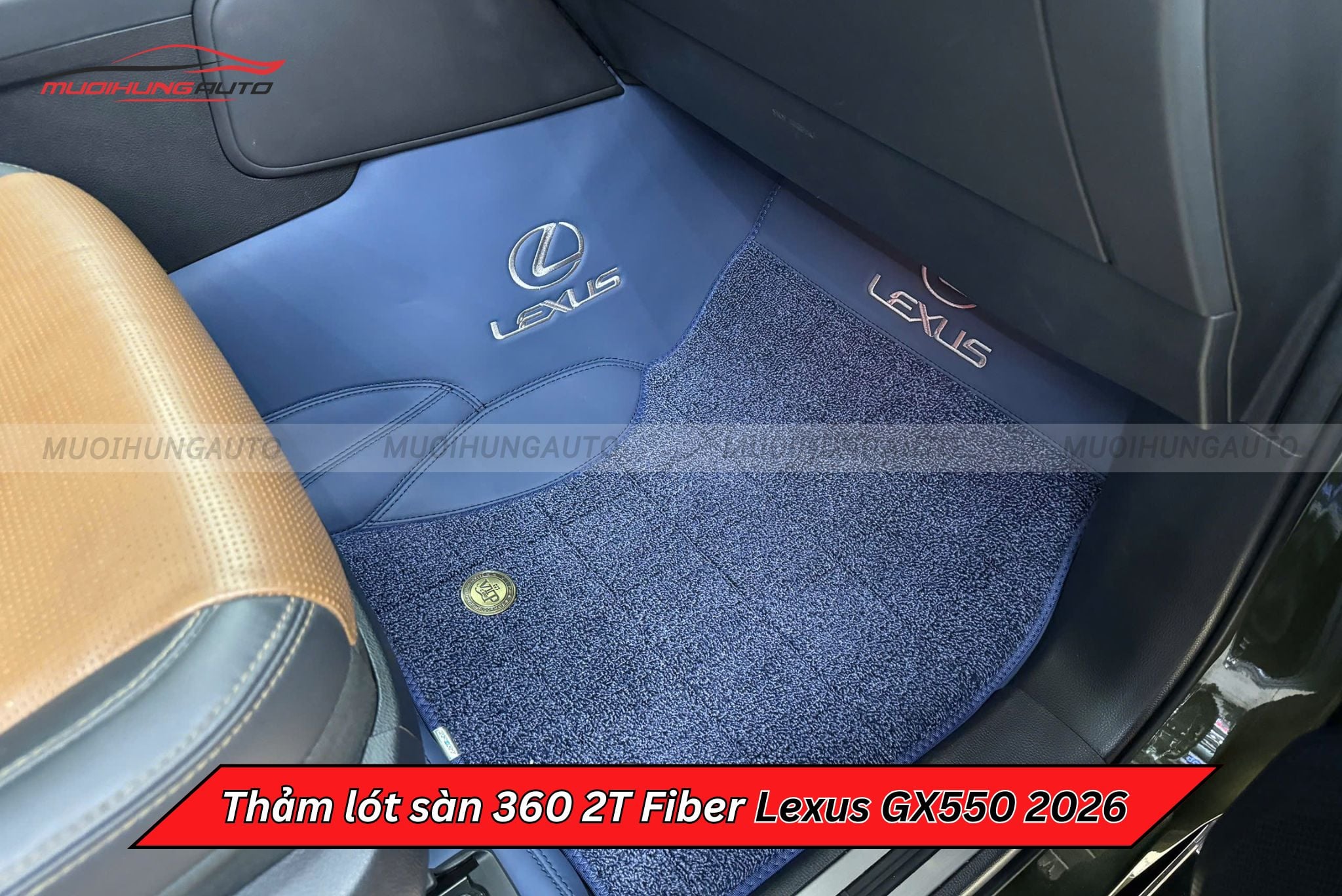 Thảm lót chân ô tô 360 2T Fiber Lexus GX550 2026