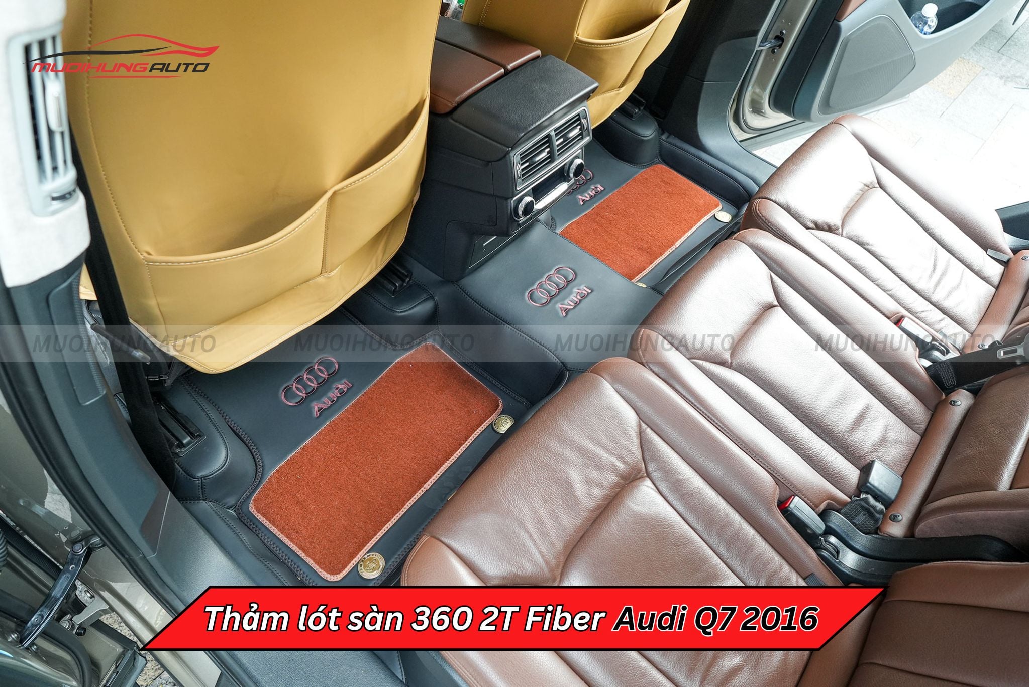 Thảm lót chân xe ô tô 360 2T Fiber Audi Q7 2016