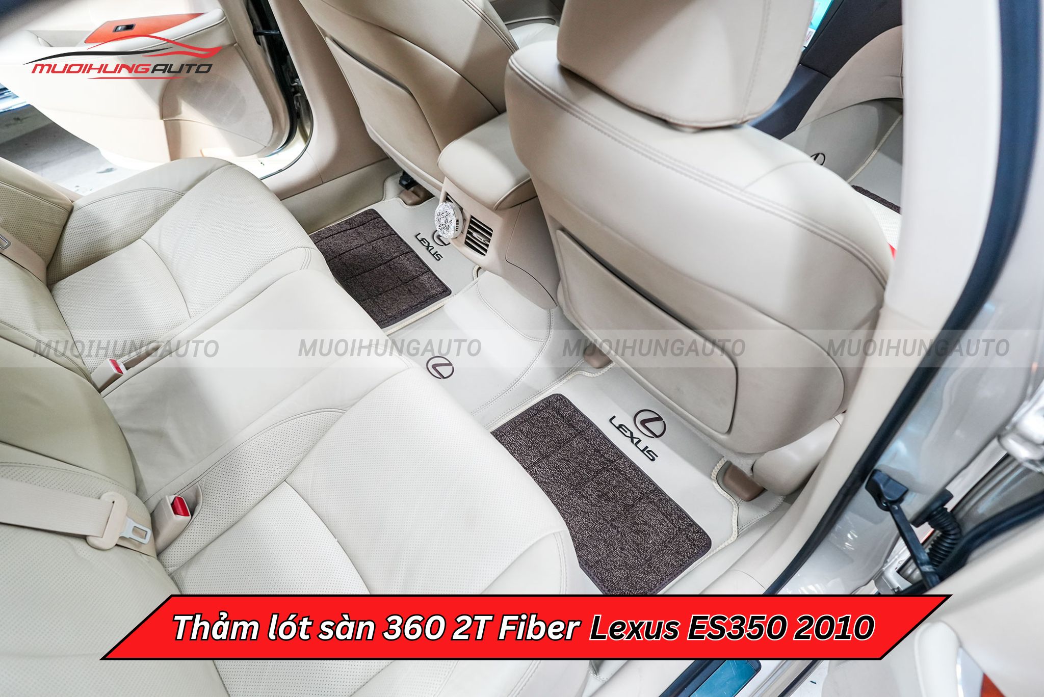 Thảm lót chân xe ô tô 360 2T Fiber Lexus ES350 2010