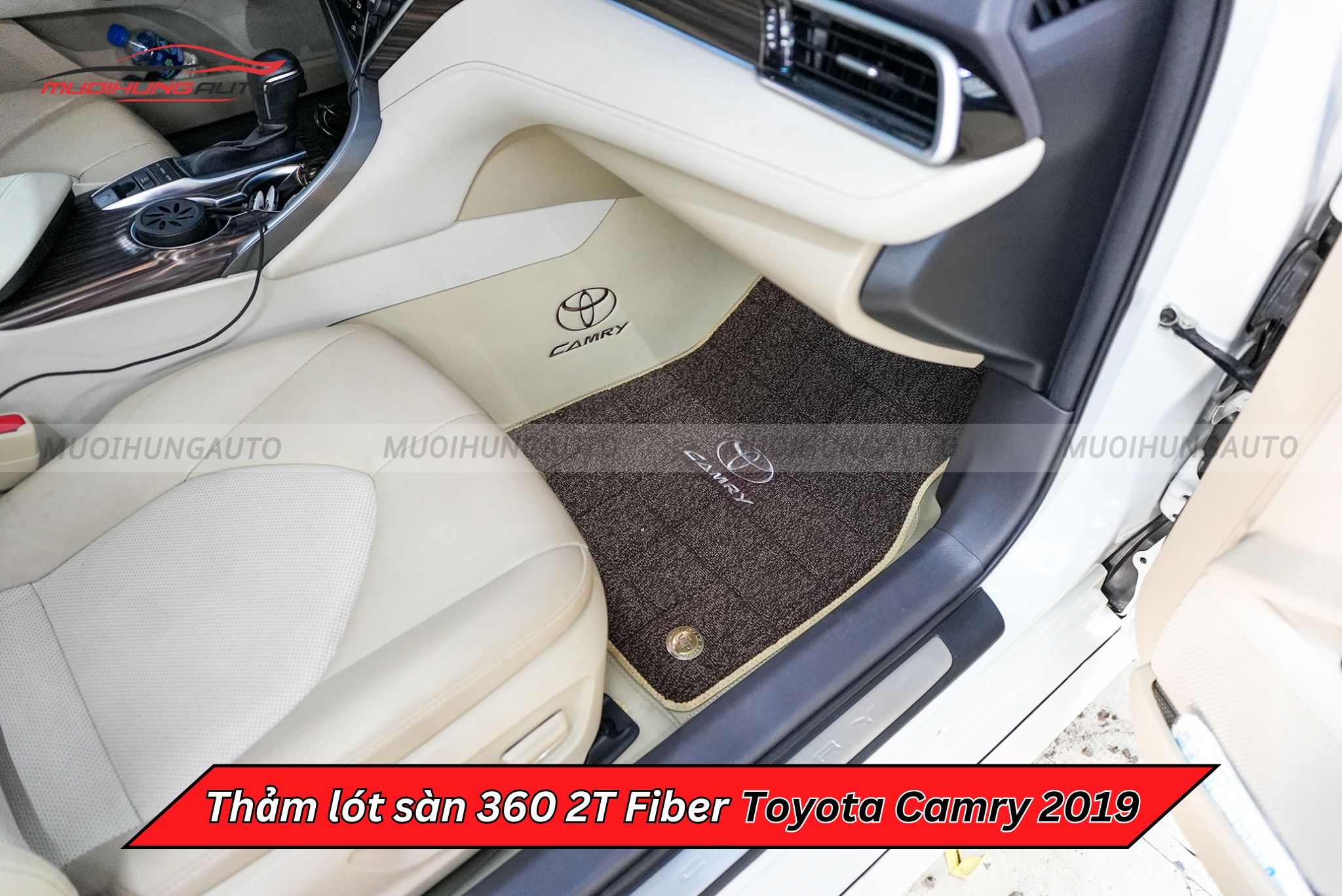Thảm lót chân xe ô tô 360 2T Fiber Toyota Camry 2019