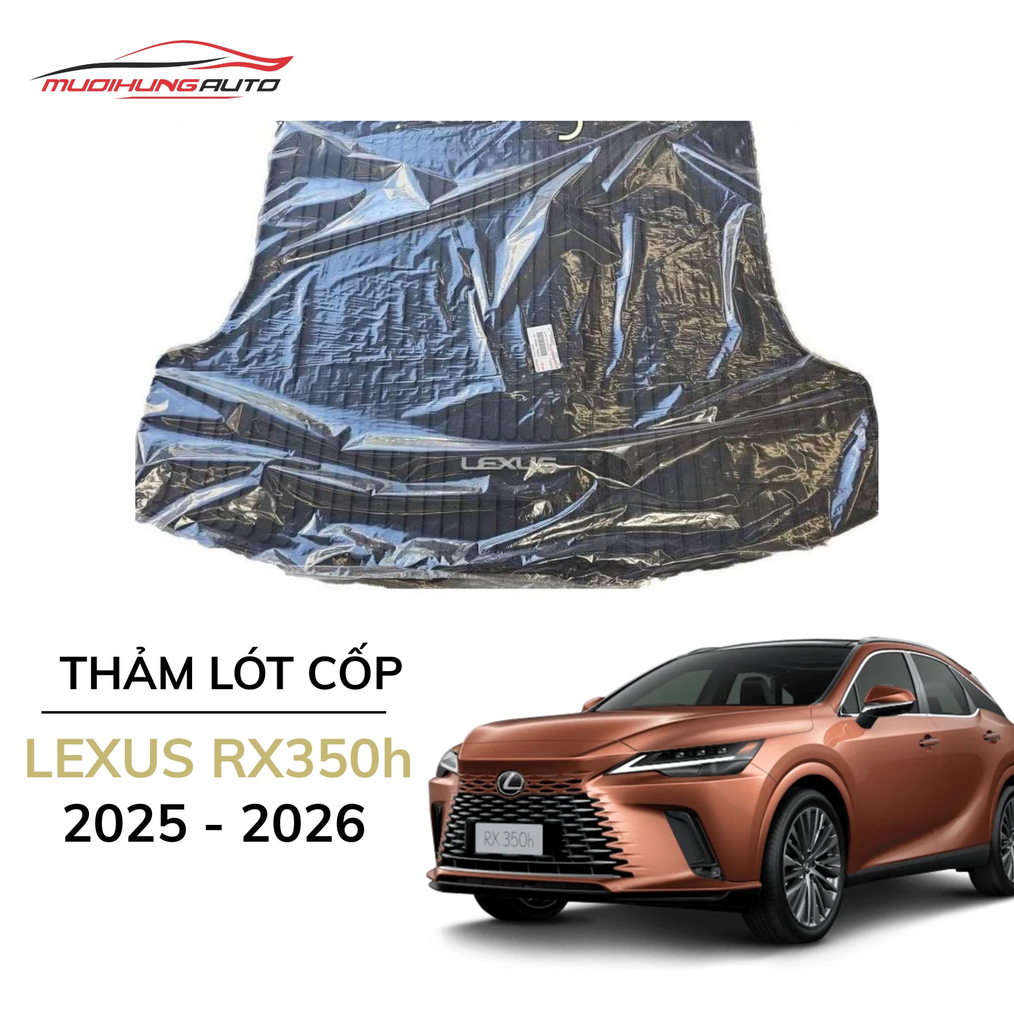 Thảm lót cốp ô tô Lexus RX350h 2025-2026