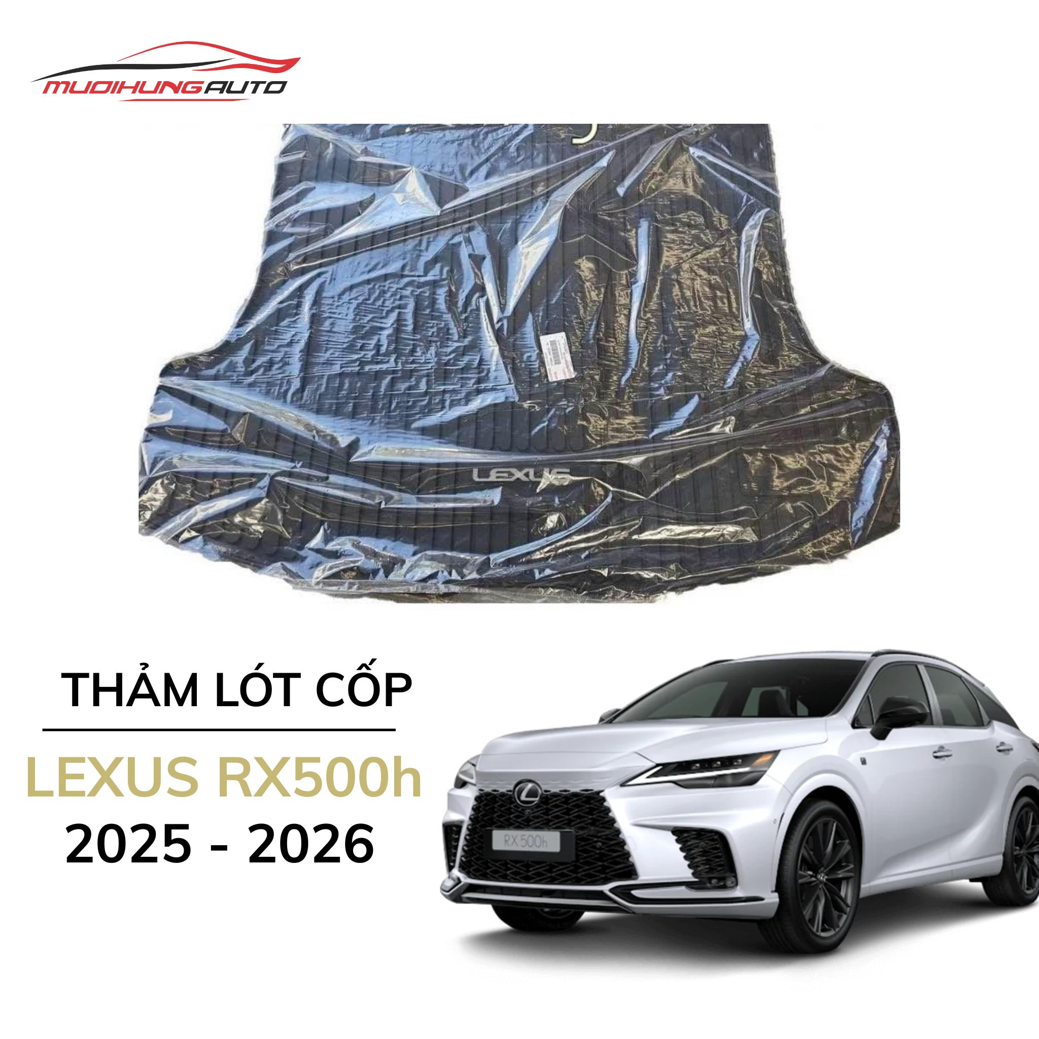 Thảm lót cốp ô tô Lexus RX500h 2025-2026