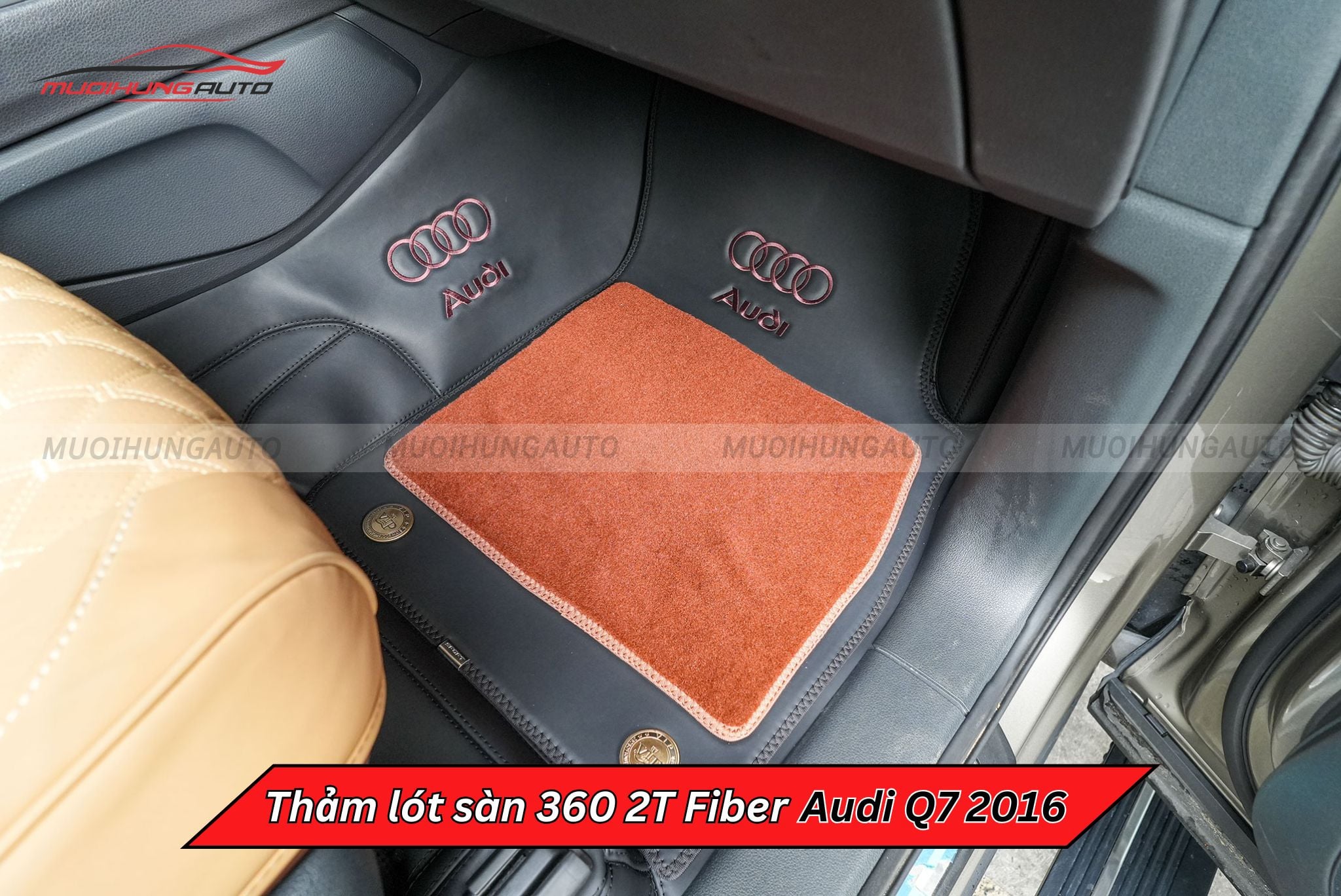 Thảm lót sàn 360 2T Fiber Audi Q7 2016
