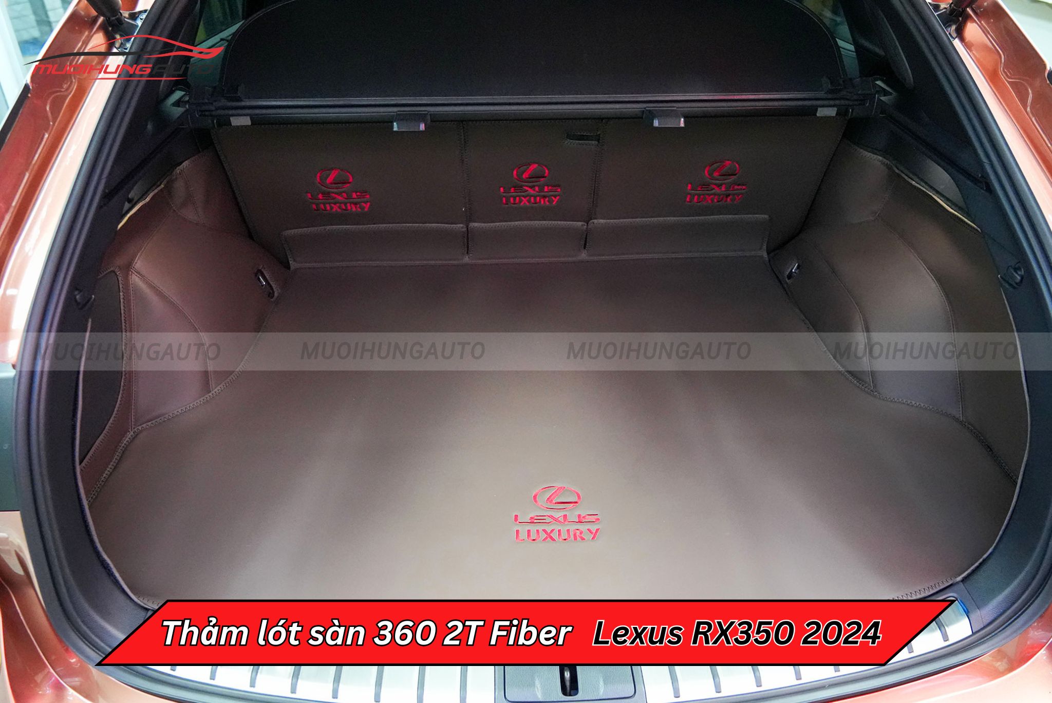 Thảm lót sàn 360 2T Fiber cho ô tô Lexus RX350 2024