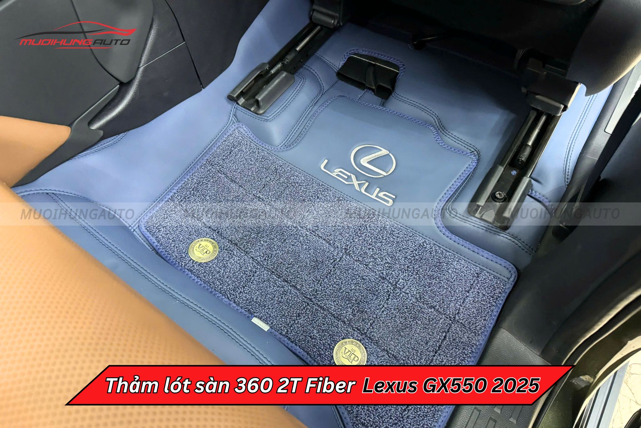 Thảm lót sàn 360 2T Fiber cho xe Lexus GX550 2025
