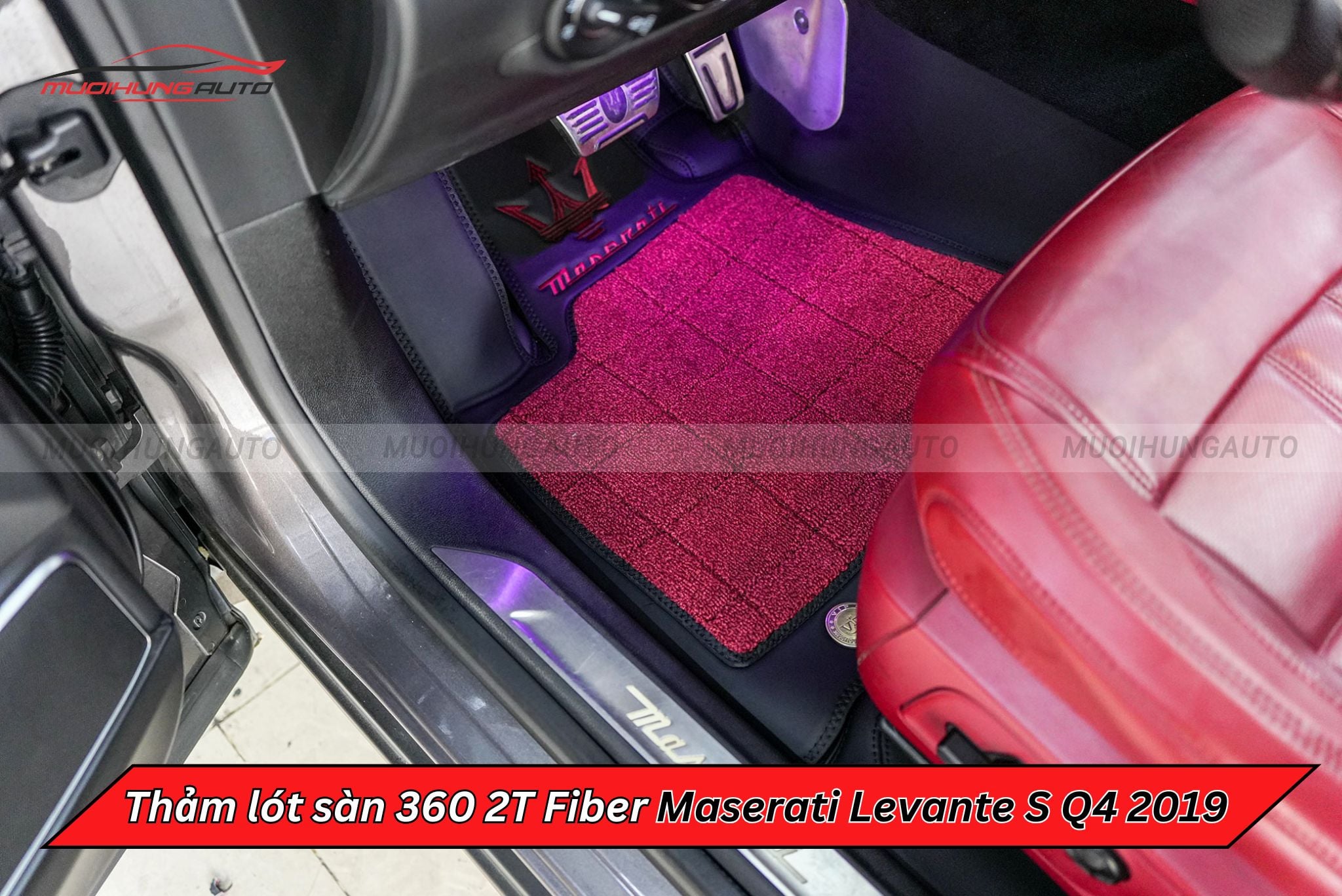 Thảm lót sàn 360 2T Fiber cho xe Maserati Levante S Q4 2019