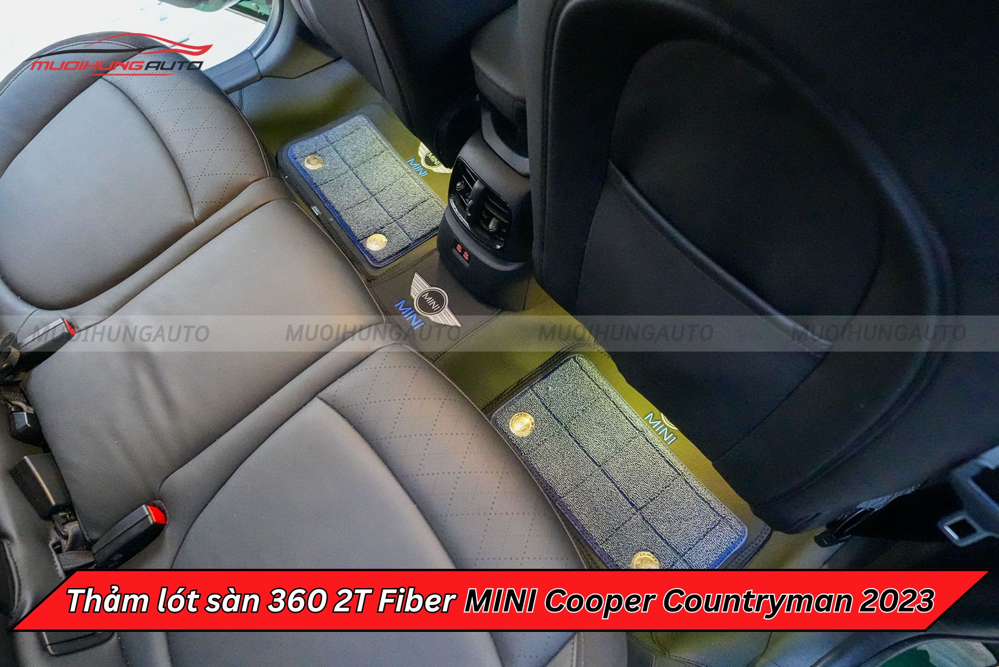 Thảm lót sàn 360 2T Fiber cho xe MINI Cooper Countryman 2023