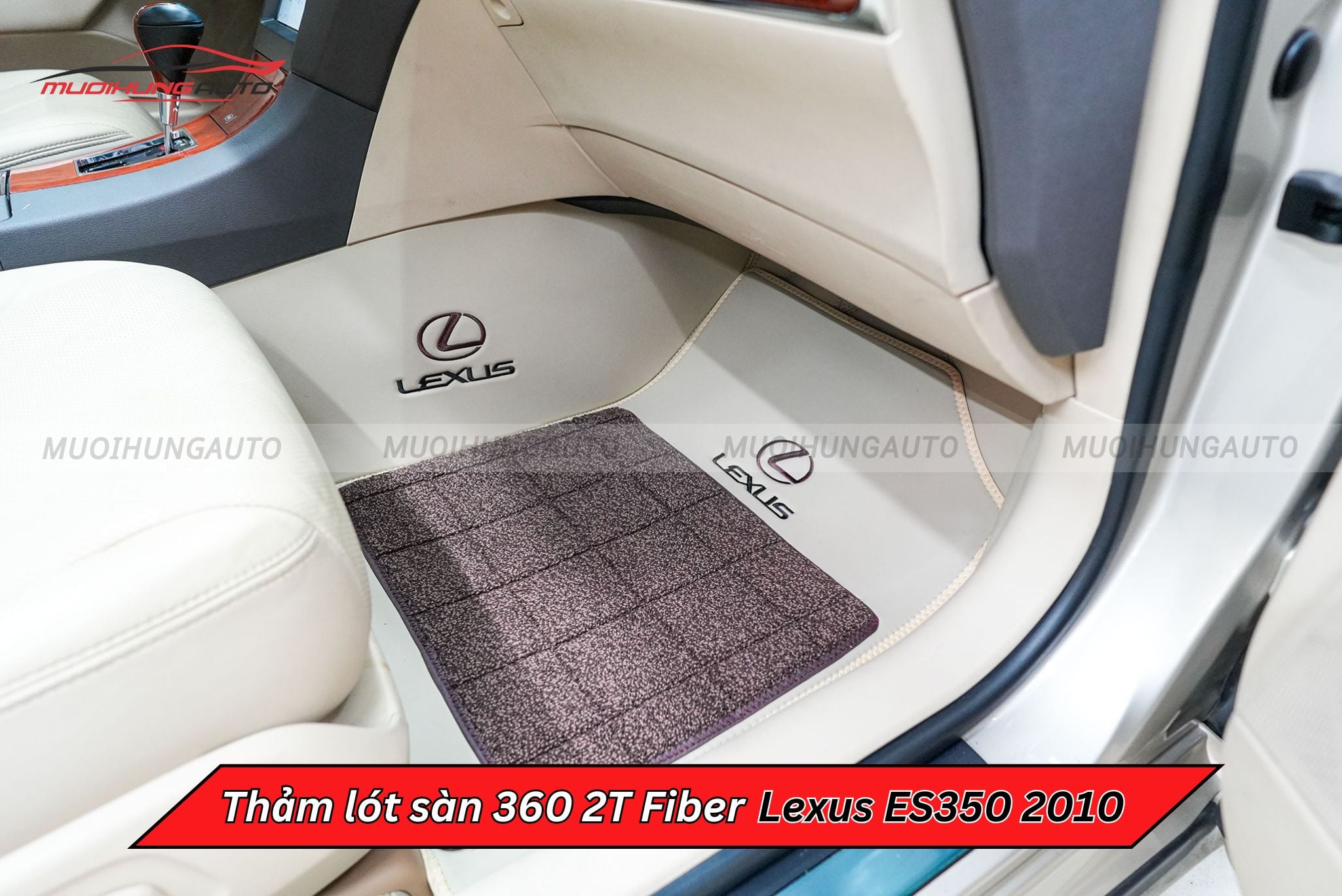 Thảm lót sàn 360 2T Fiber Lexus ES350 2010