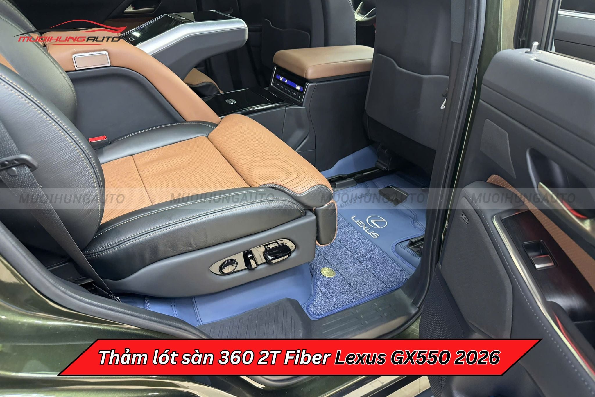 Thảm lót sàn 360 2T Fiber Lexus GX550 2026